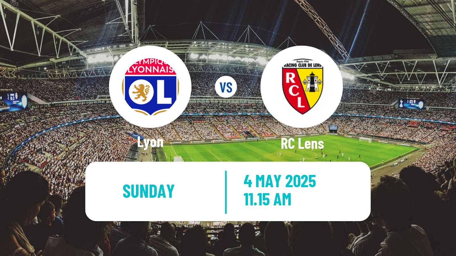 Soccer French Ligue 1 Lyon - Lens