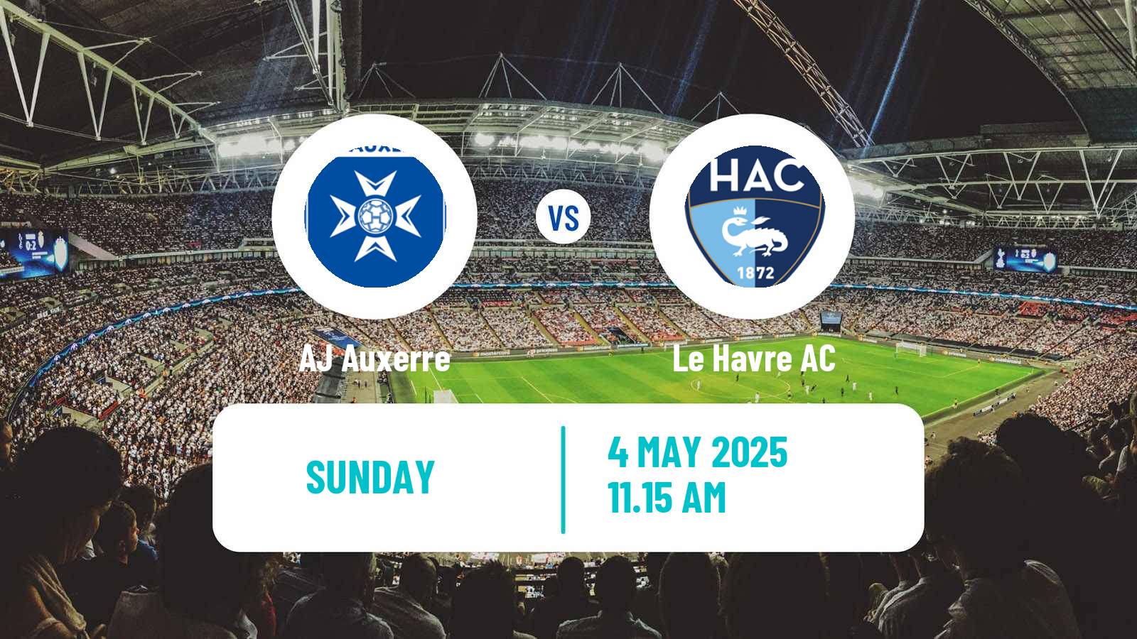 Soccer French Ligue 1 Auxerre - Le Havre