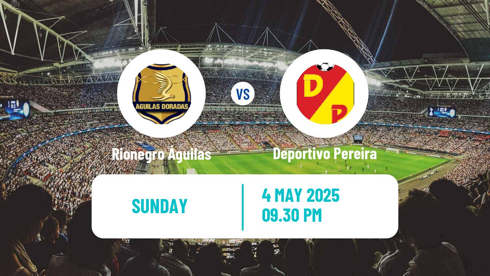 Soccer Colombian Primera A Rionegro Águilas - Deportivo Pereira