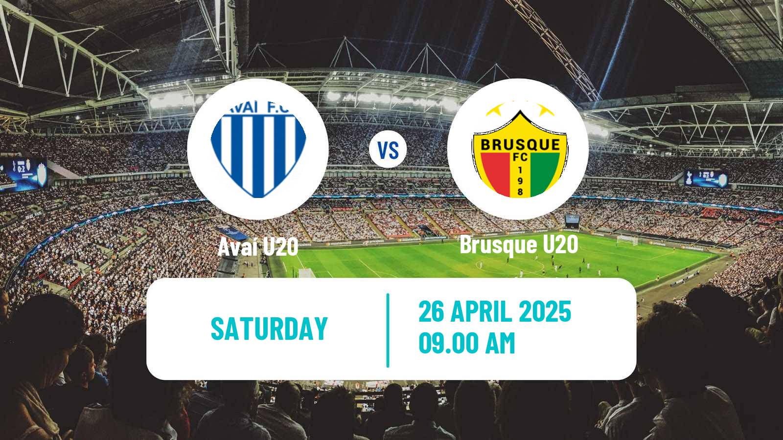 Soccer Brazilian Catarinense U20 Avaí U20 - Brusque U20