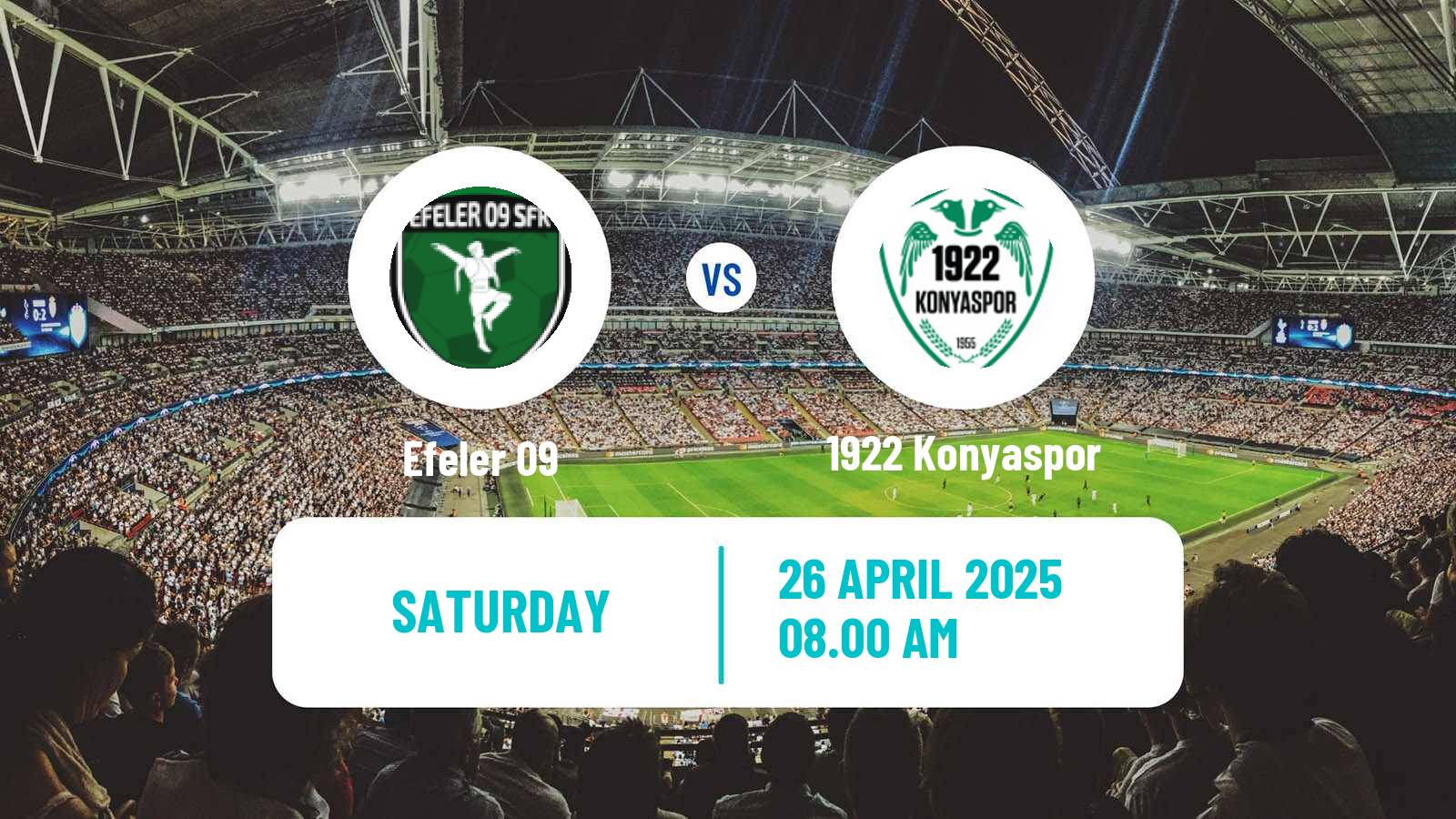 Soccer Turkish 3 Lig Group 3 Efeler 09 - 1922 Konyaspor