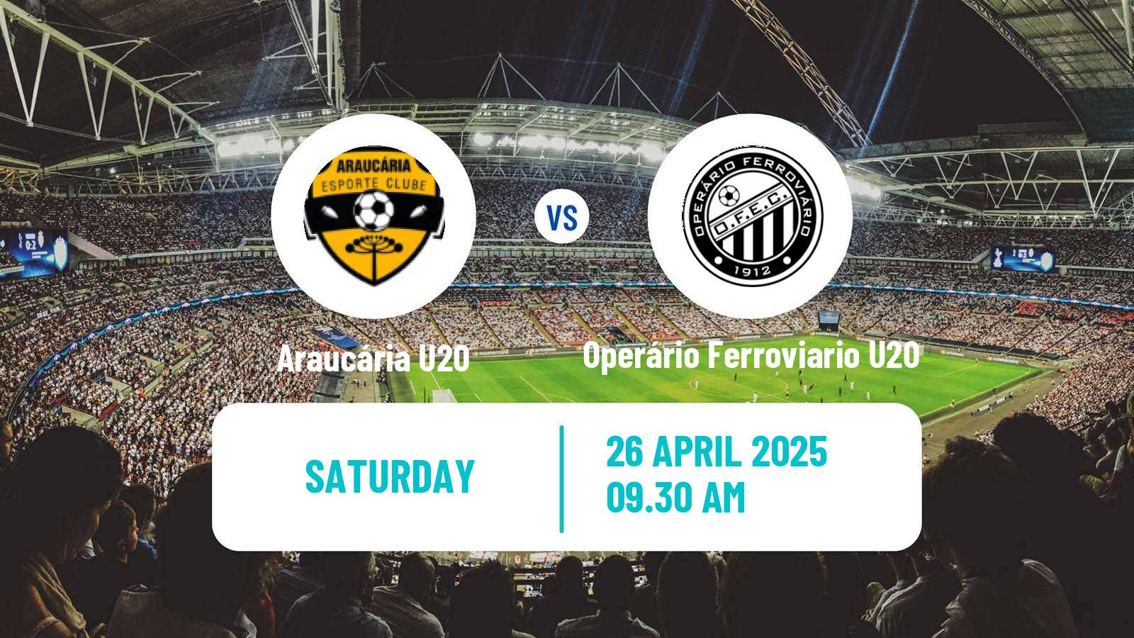 Soccer Brazilian Paranaense U20 Araucária U20 - Operário Ferroviario U20