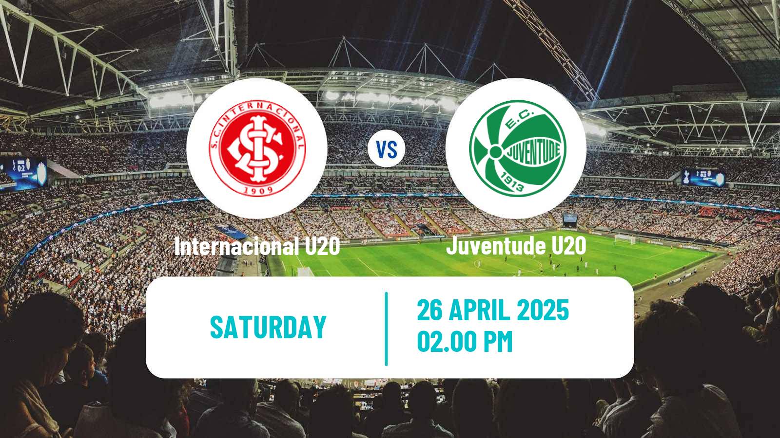 Soccer Brazilian Gaucho U20 Internacional U20 - Juventude U20