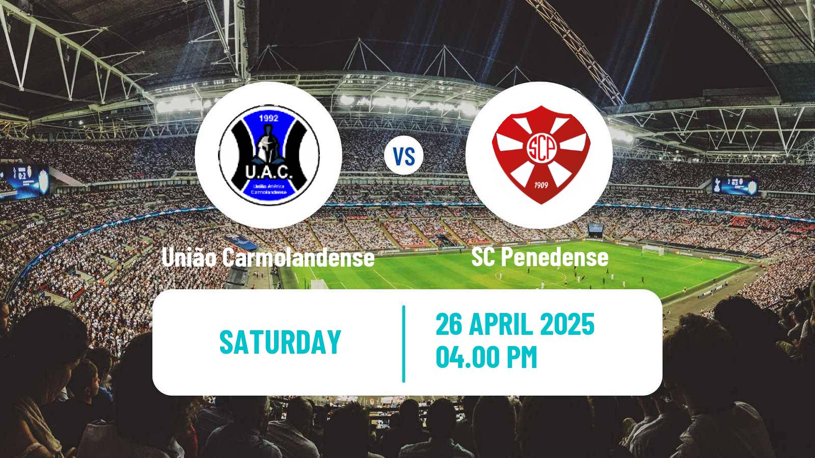 Soccer Brazilian Serie D União Carmolandense - Penedense