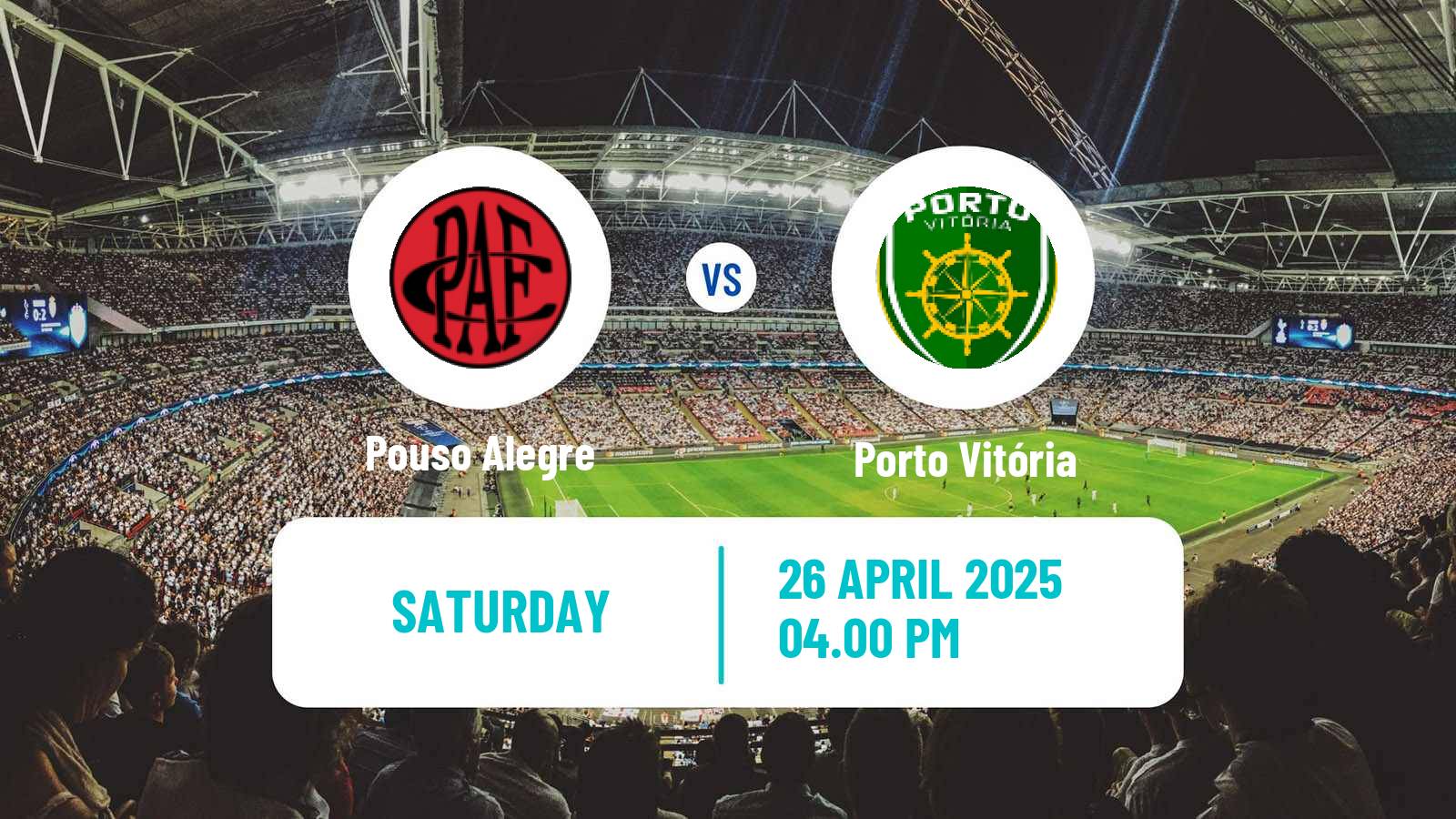 Soccer Brazilian Serie D Pouso Alegre - Porto Vitória