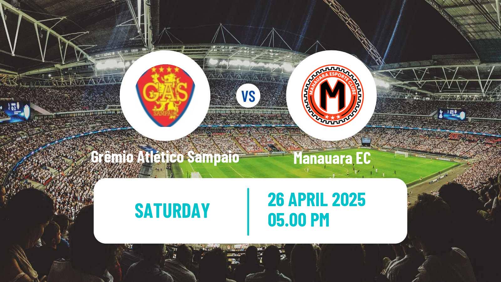 Soccer Brazilian Serie D Grêmio Atlético Sampaio - Manauara