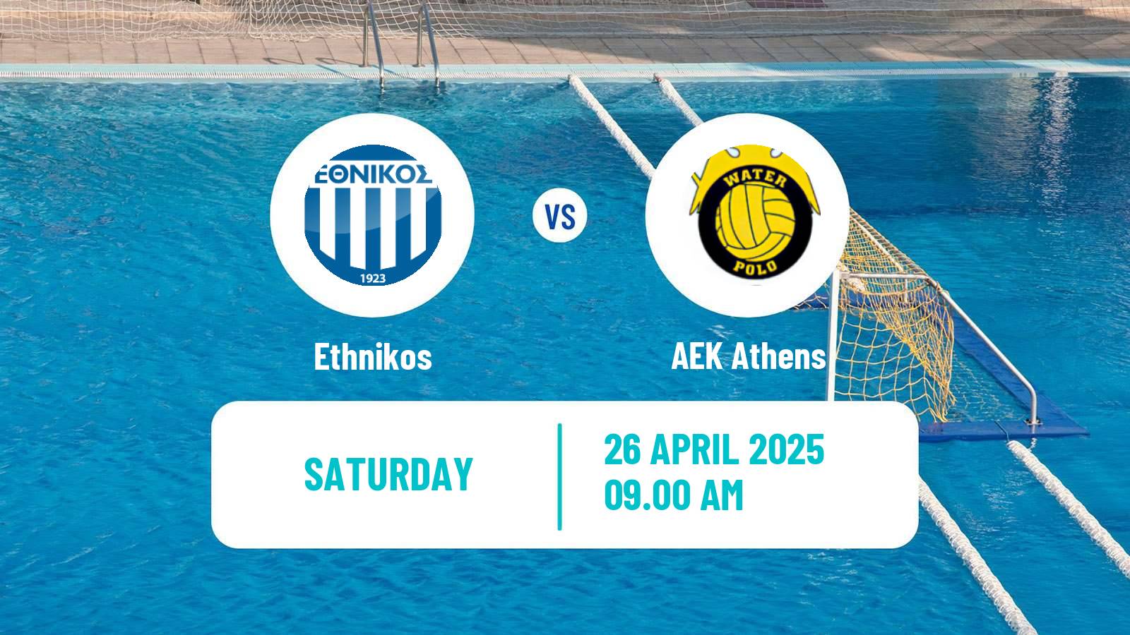Water polo Greek A1 Water Polo Ethnikos - AEK Athens