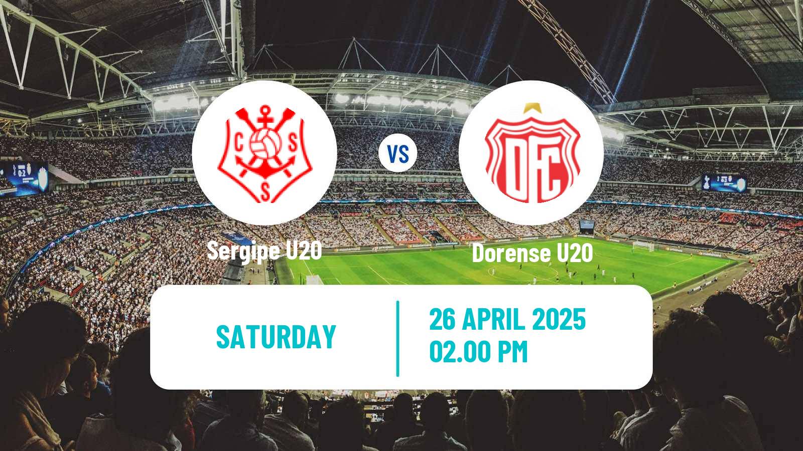 Soccer Brazilian Sergipano U20 Sergipe U20 - Dorense U20