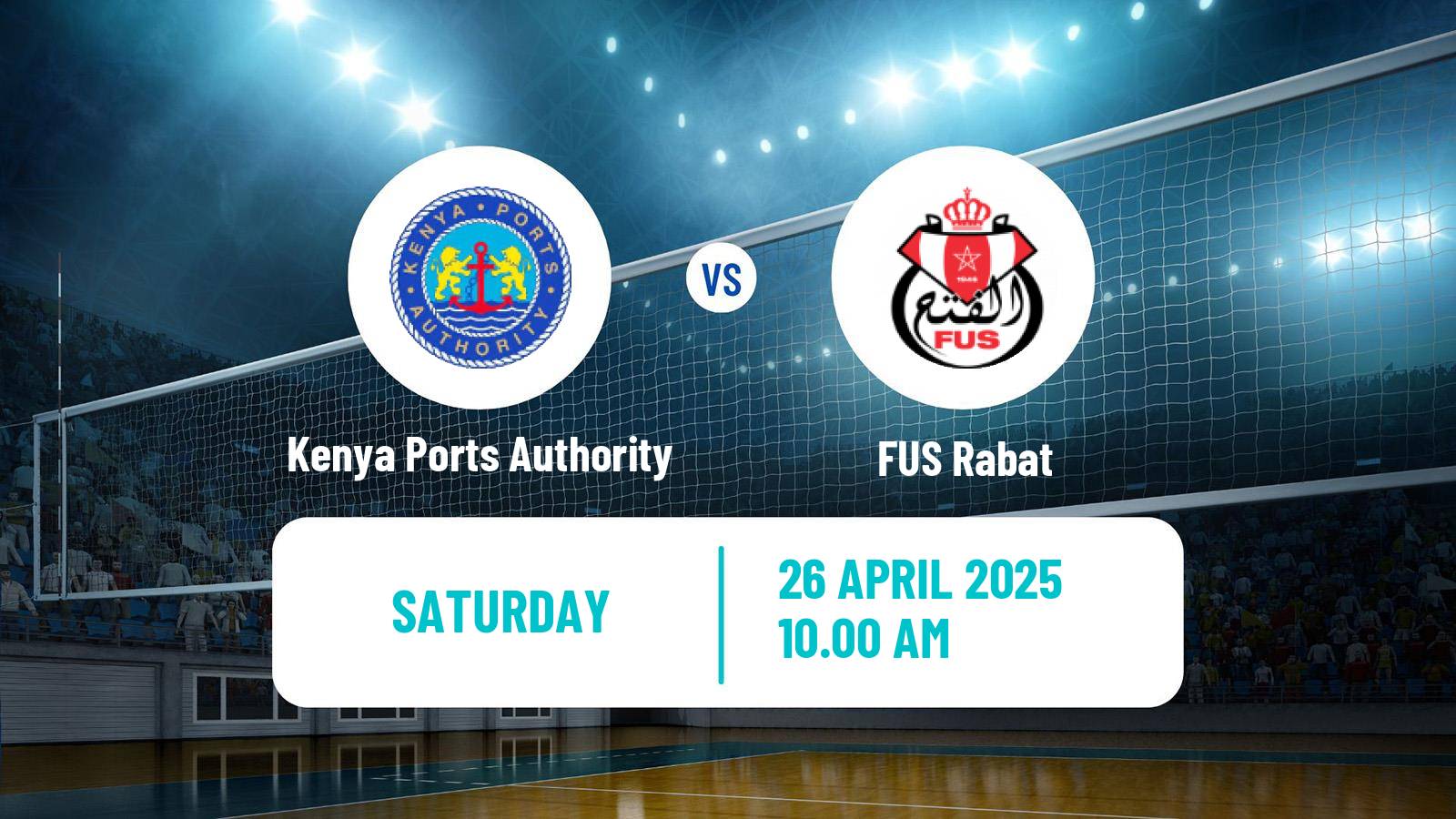 Volleyball African Club Championship Volleyball Kenya Ports Authority - FUS Rabat