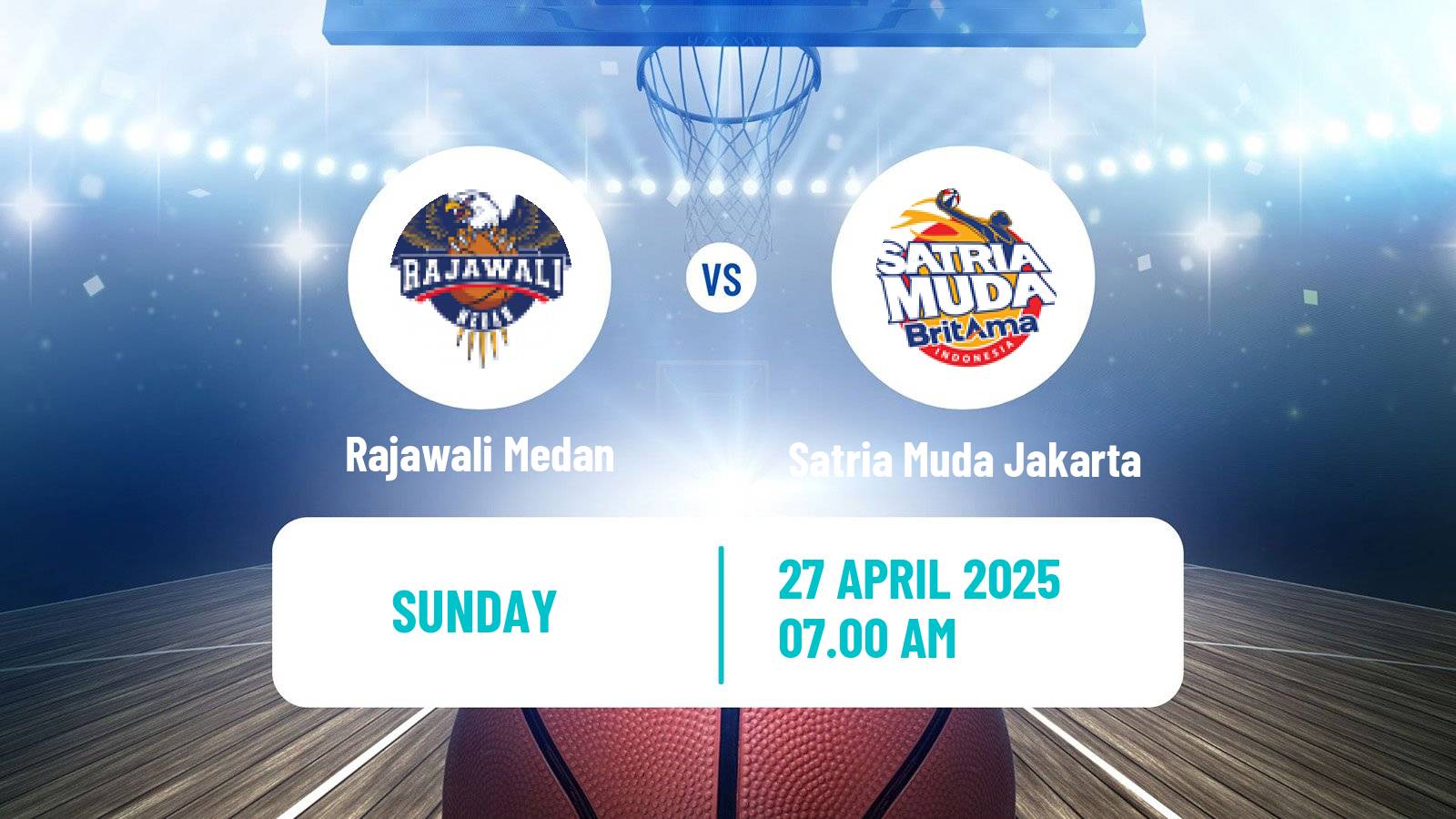 Basketball Indonesian IBL Rajawali Medan - Satria Muda Jakarta