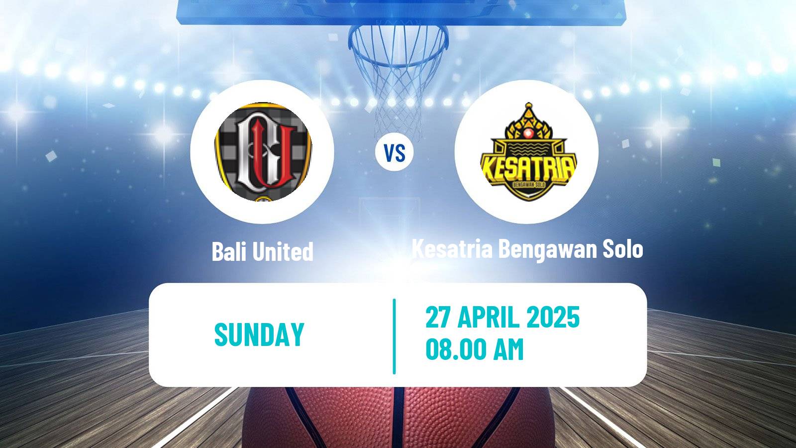 Basketball Indonesian IBL Bali United - Kesatria Bengawan Solo