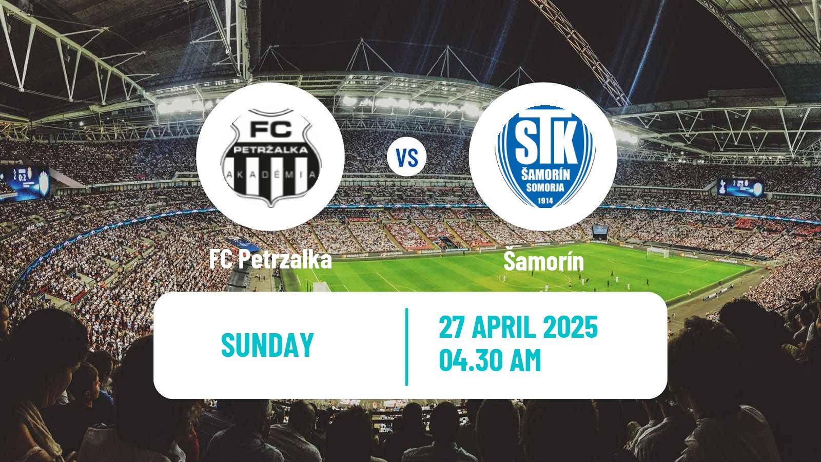 Soccer Slovak 2 Liga Petrzalka - Šamorín