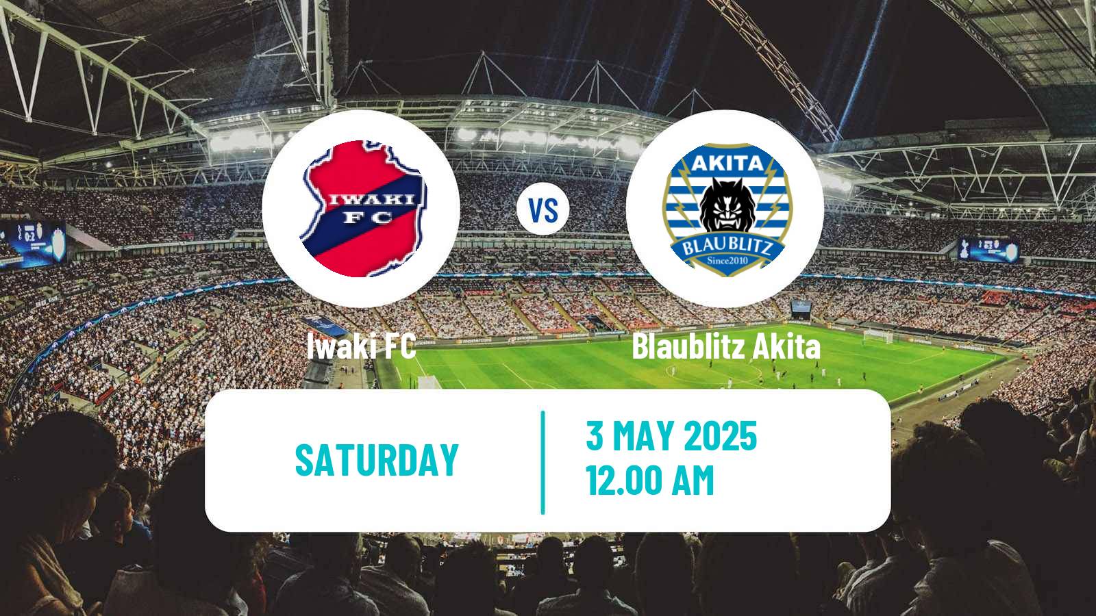 Soccer Japan J2 League Iwaki - Blaublitz Akita