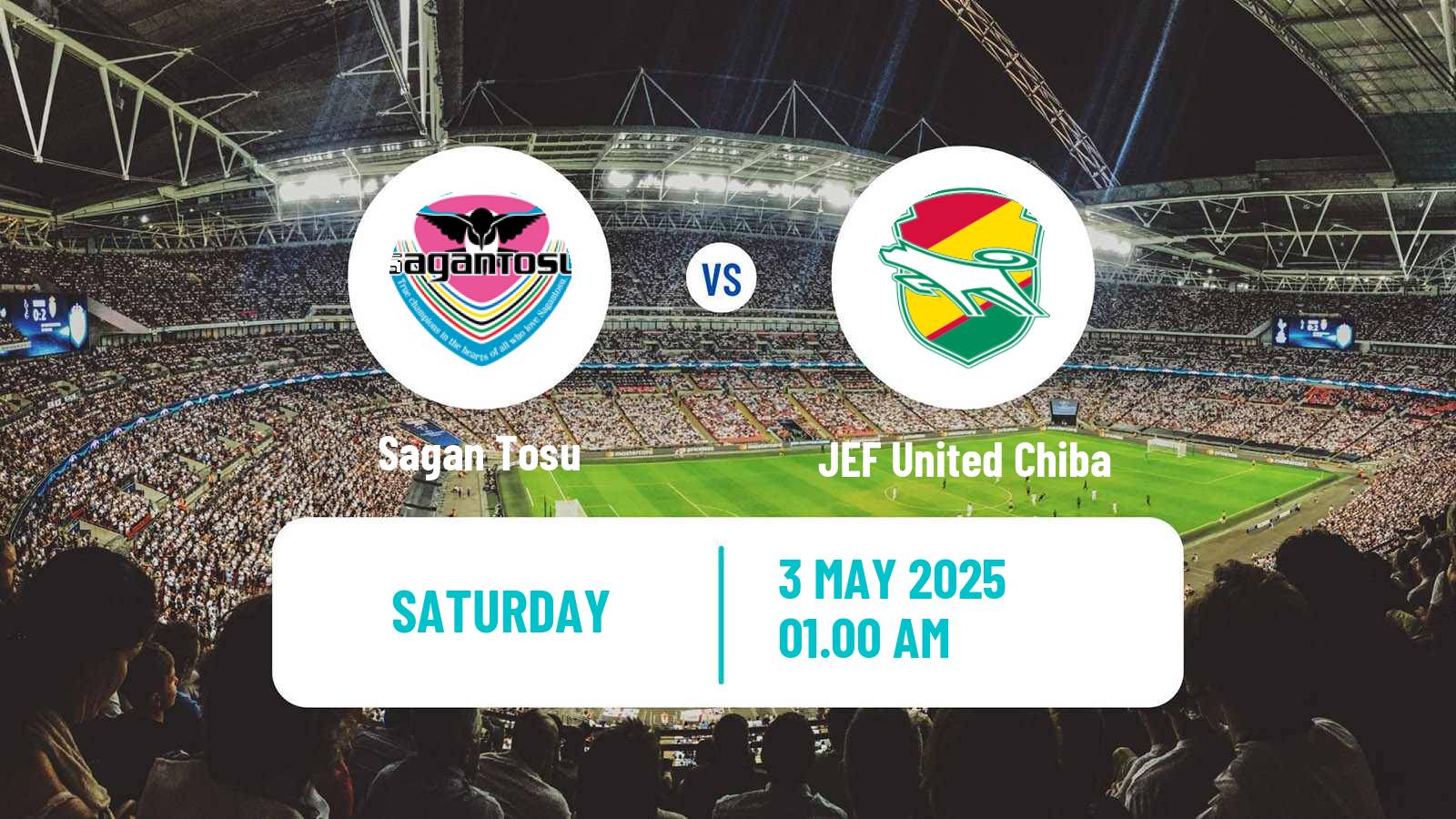 Soccer Japan J2 League Sagan Tosu - JEF United Chiba