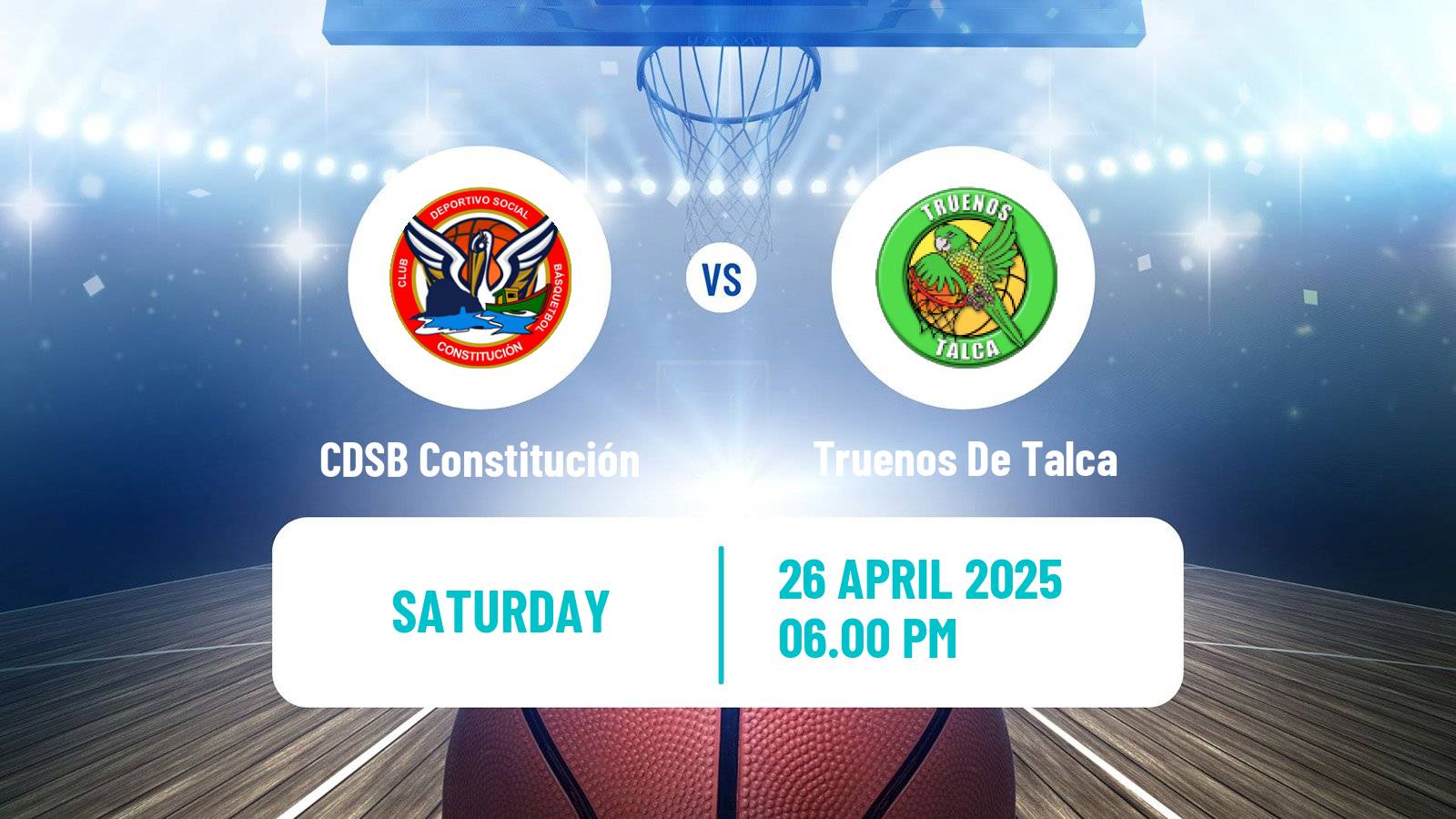 Basketball Chilean LNB 2 CDSB Constitución - Truenos De Talca