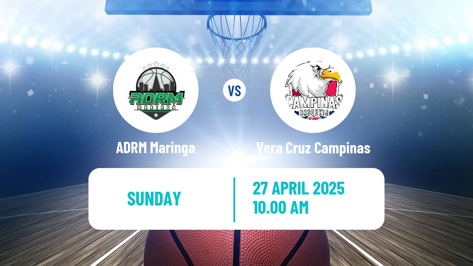 Basketball Brazilian LBF Women ADRM Maringa - Vera Cruz Campinas