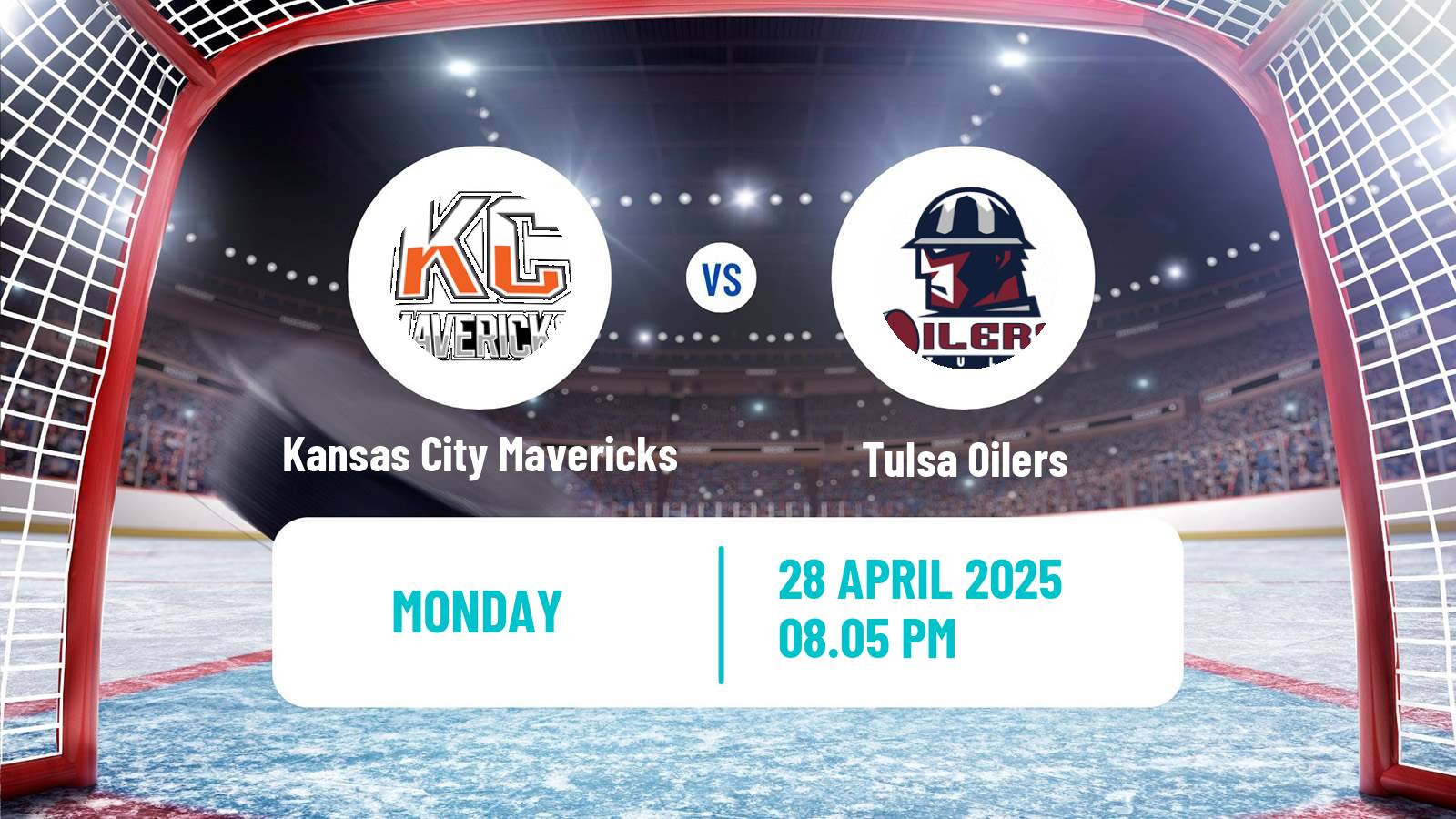 Hockey ECHL Kansas City Mavericks - Tulsa Oilers