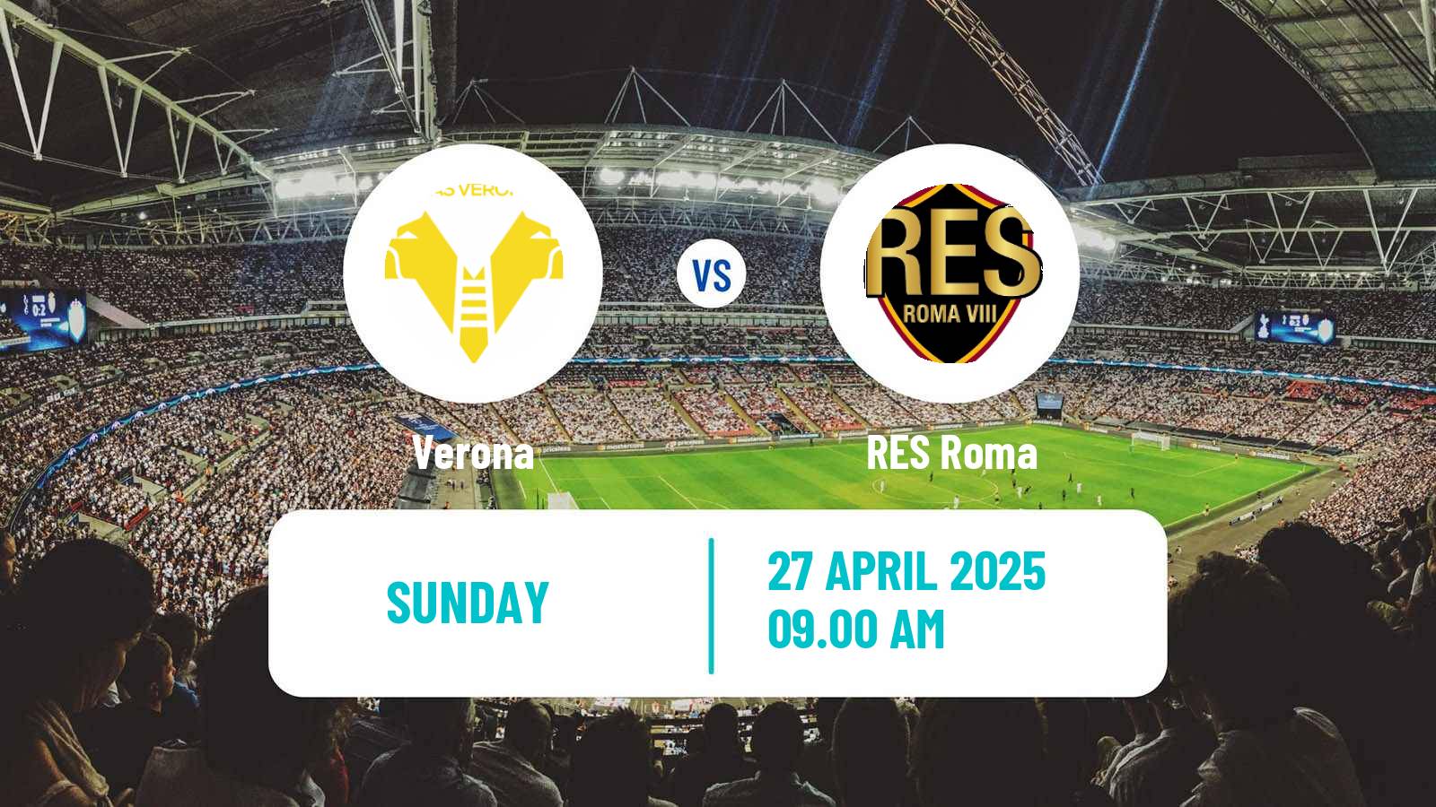 Soccer Italian Serie B Women Verona - RES Roma
