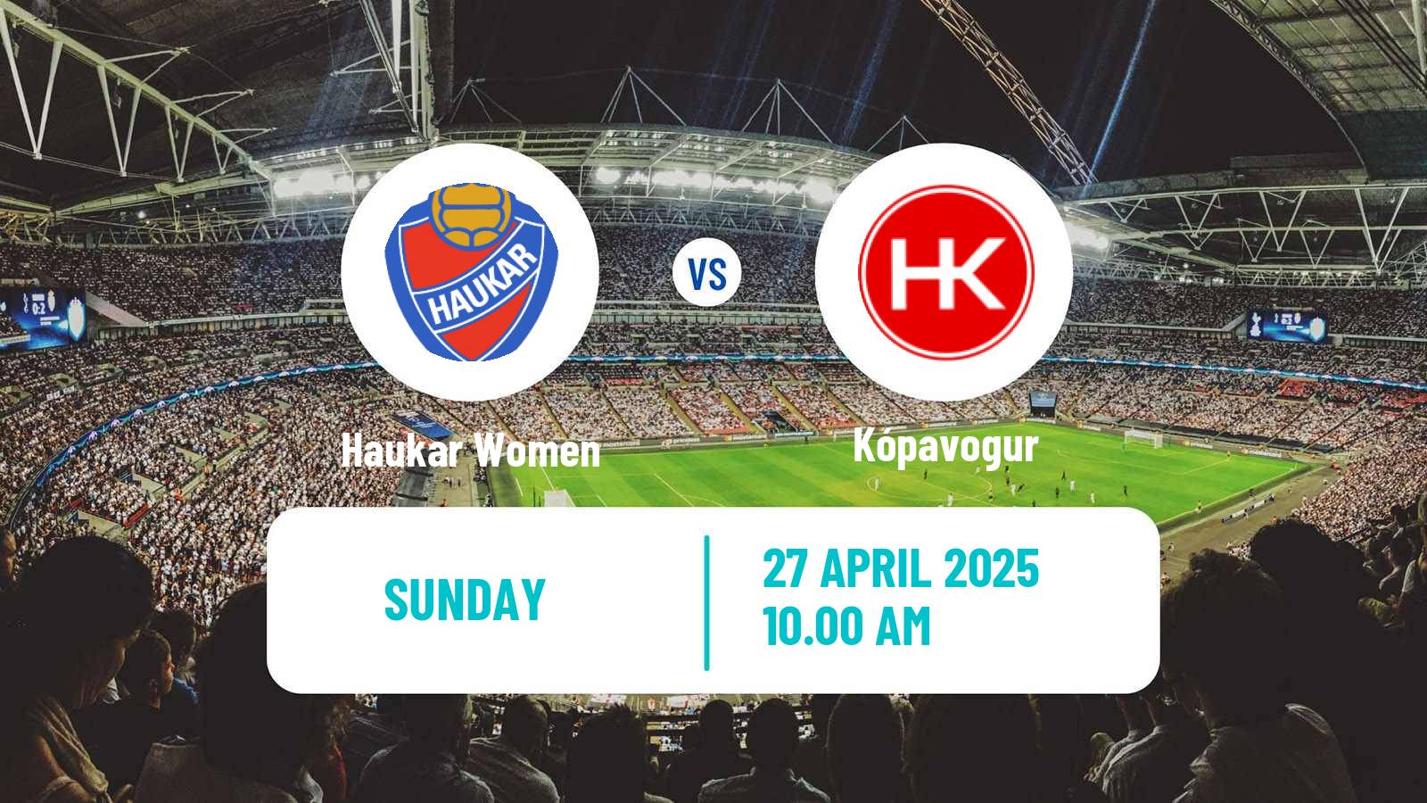 Soccer Icelandic Cup Women Haukar - Kópavogur
