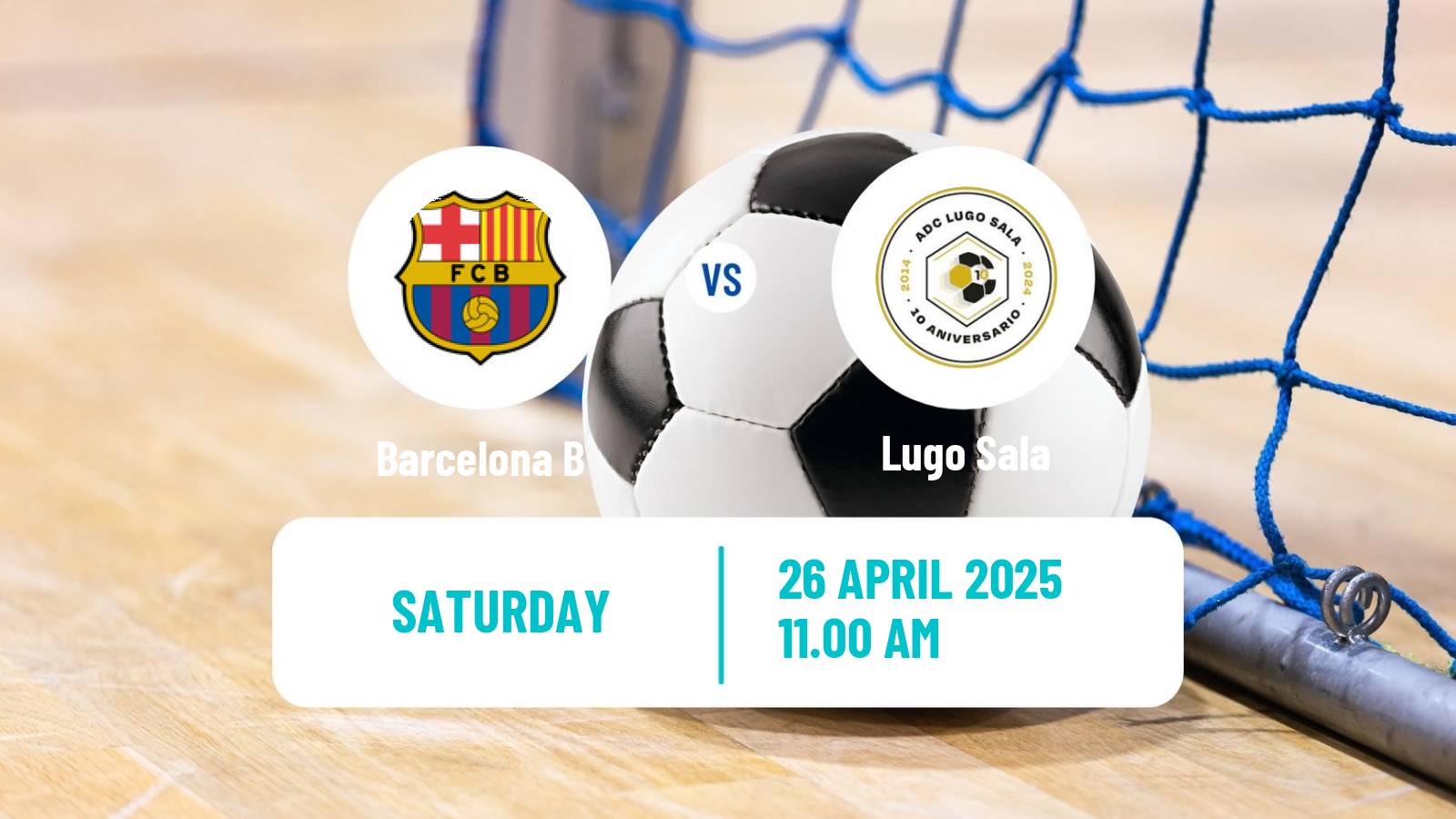 Futsal Spanish Segunda Division Futsal Barcelona B - Lugo Sala