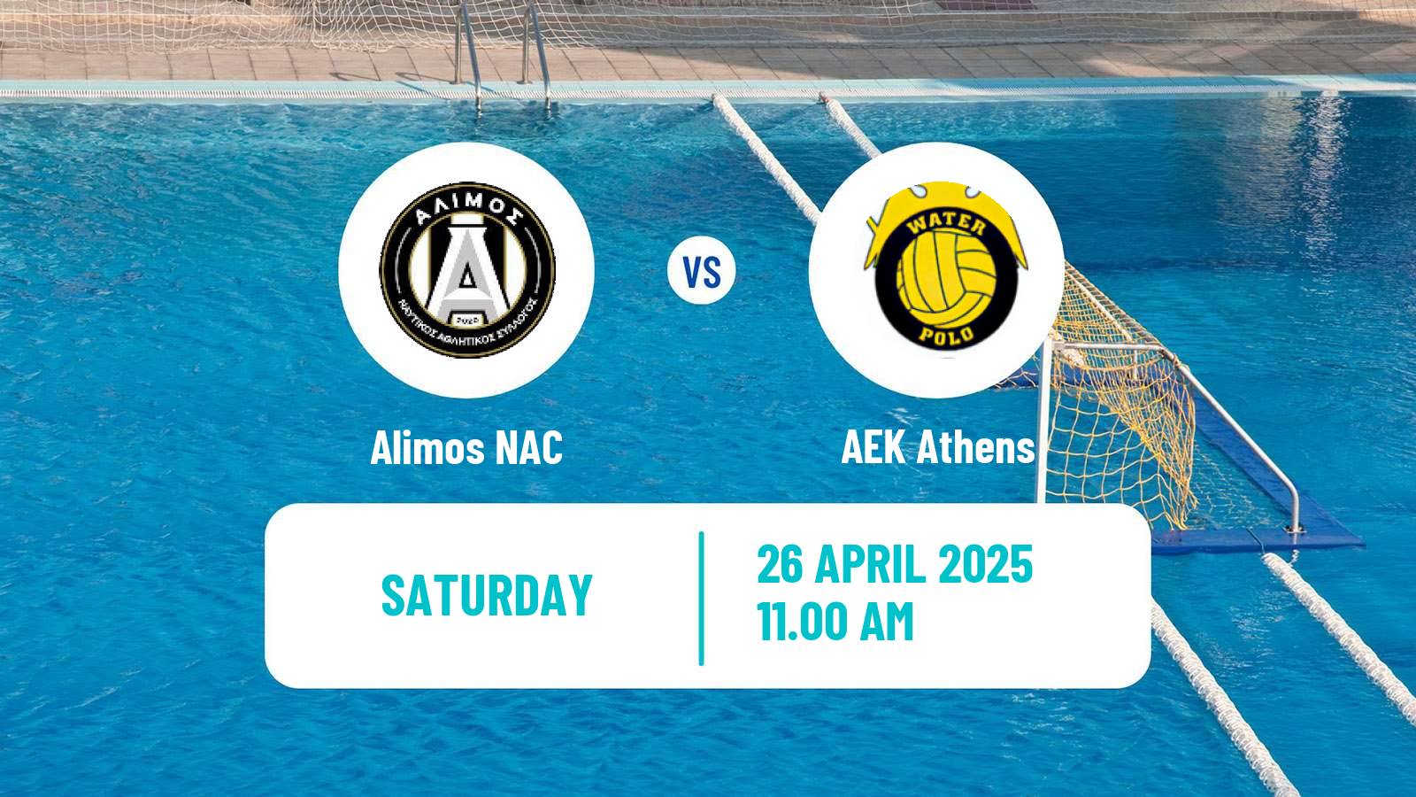 Water polo Greek A1 Water Polo Women Alimos - AEK Athens