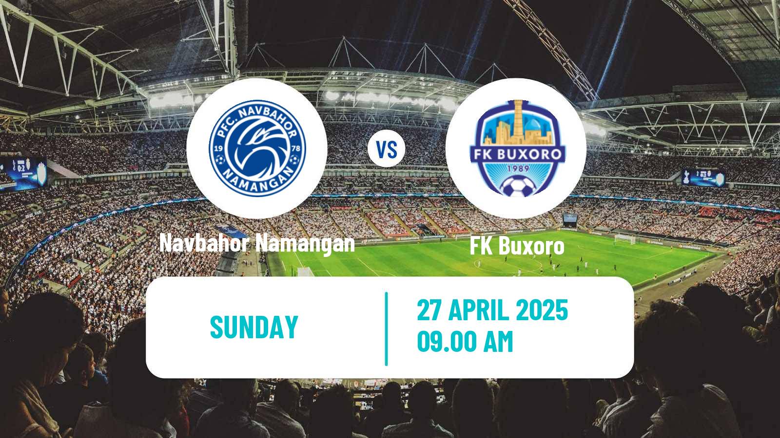 Soccer Uzbek League Navbahor Namangan - Buxoro