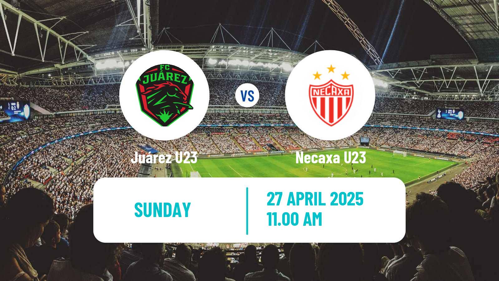 Soccer Mexican Liga MX U23 Juárez U23 - Necaxa U23
