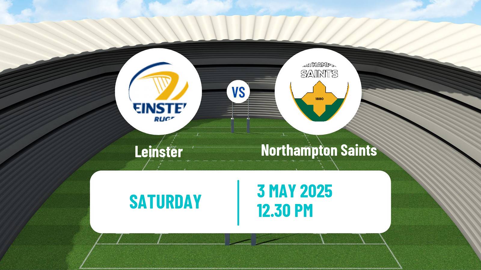 Rugby union European Rugby Champions Cup Leinster - Northampton Saints