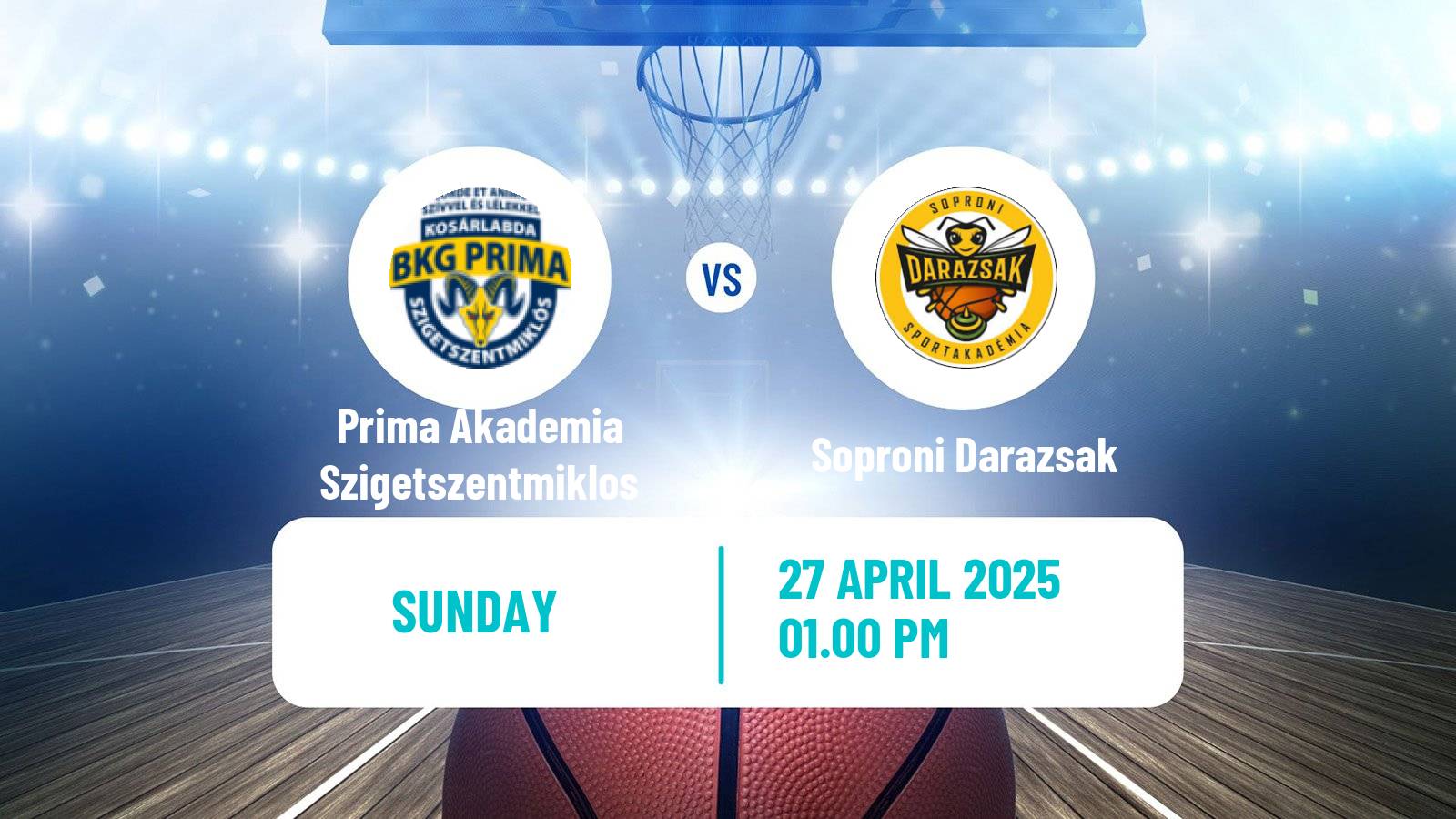 Basketball Hungarian NB I Basketball Women Prima Akademia Szigetszentmiklos - Soproni Darazsak