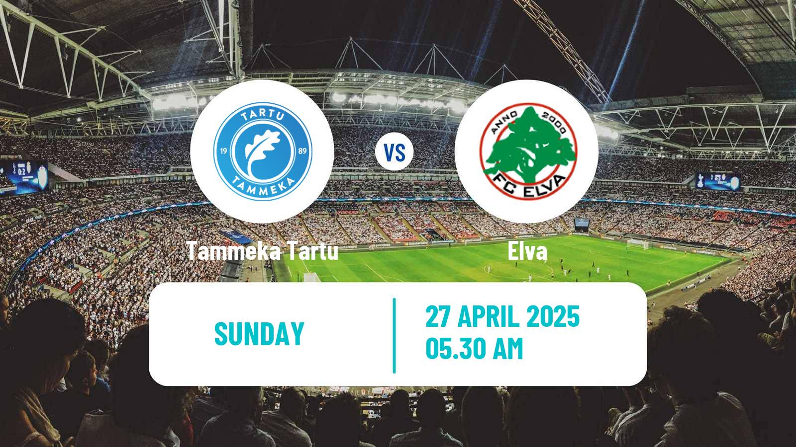 Soccer Estonian Meistriliiga Women Tammeka Tartu - Elva