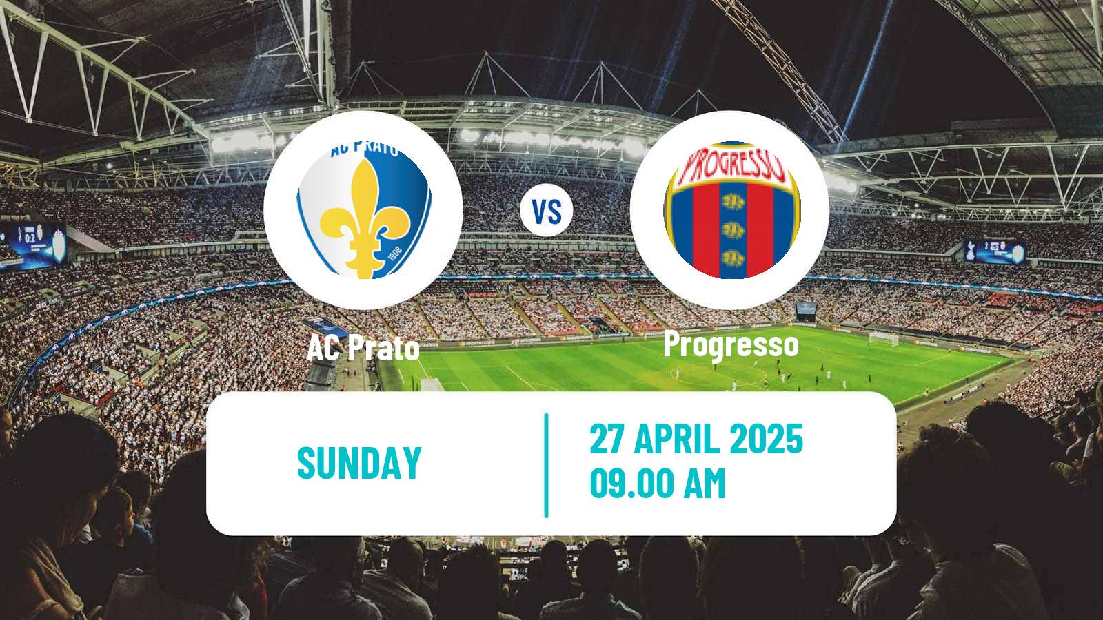Soccer Italian Serie D - Group D Prato - Progresso
