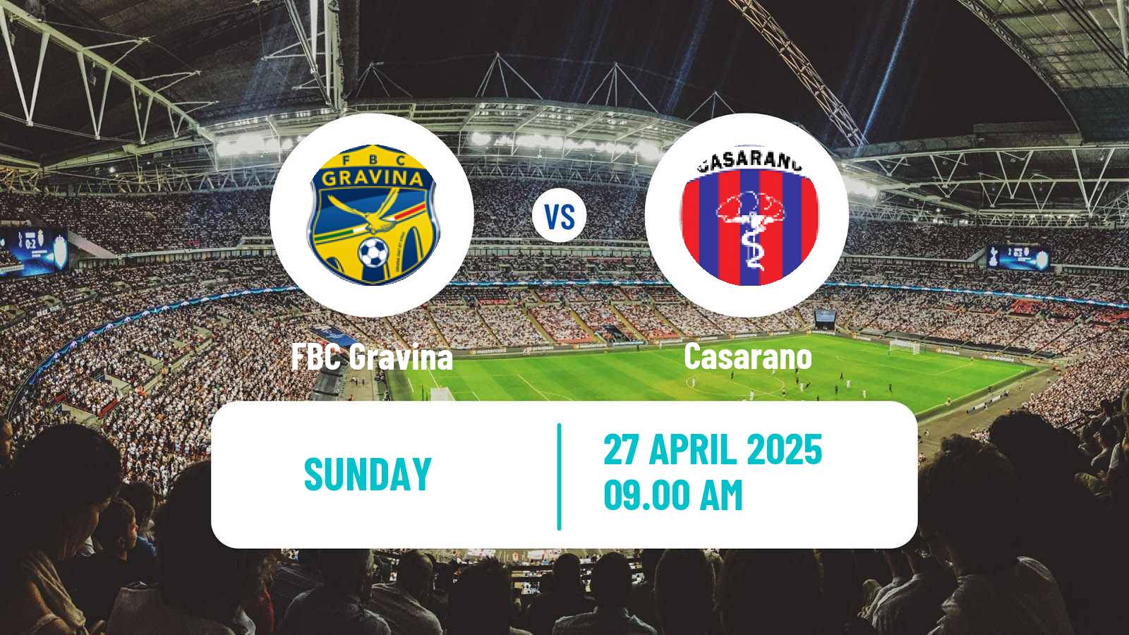 Soccer Italian Serie D - Group H Gravina - Casarano