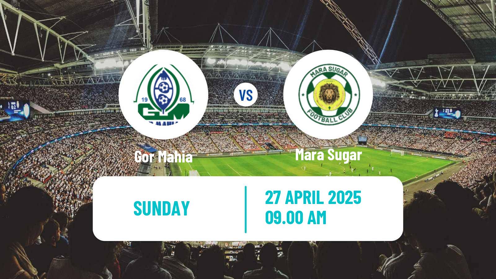 Soccer Kenyan Premier League Gor Mahia - Mara Sugar
