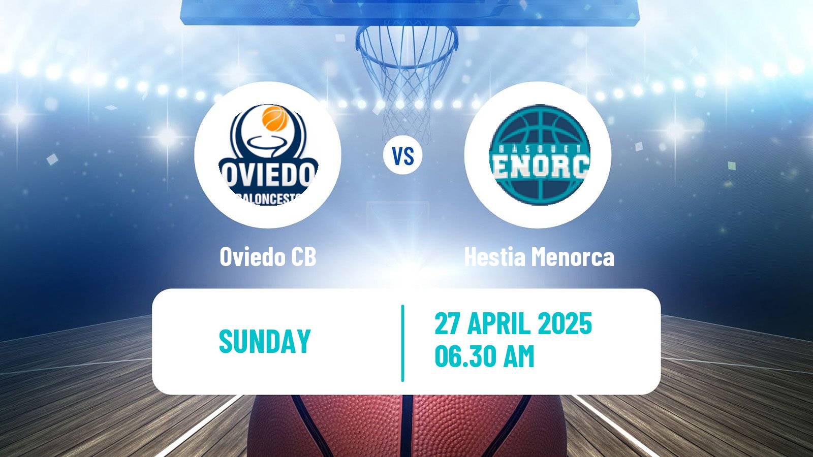 Basketball Spanish LEB Oro Oviedo - Hestia Menorca