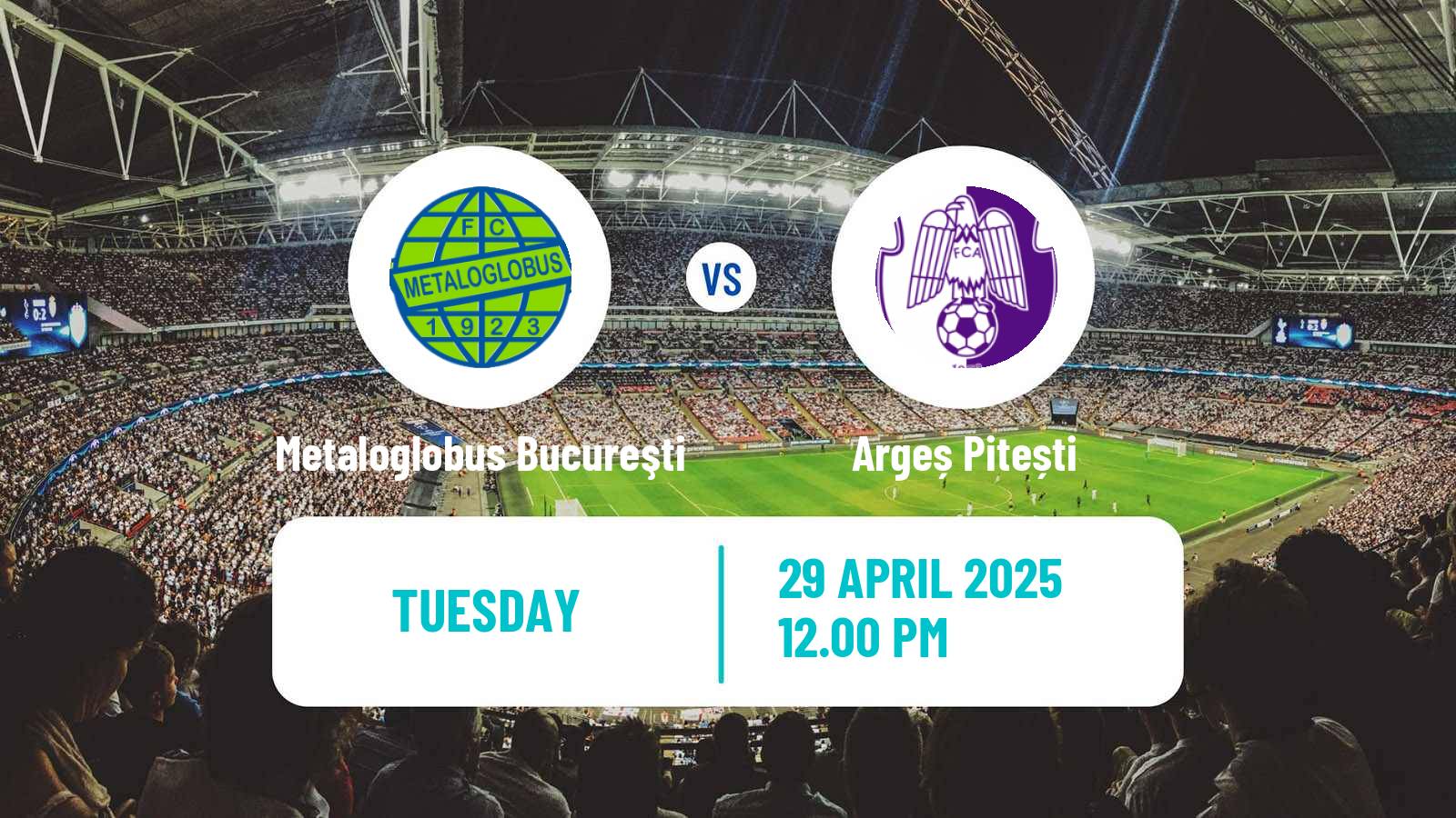 Soccer Romanian Division 2 Metaloglobus Bucureşti - Argeș Pitești