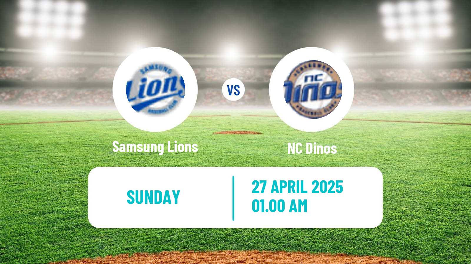 Baseball KBO Samsung Lions - NC Dinos