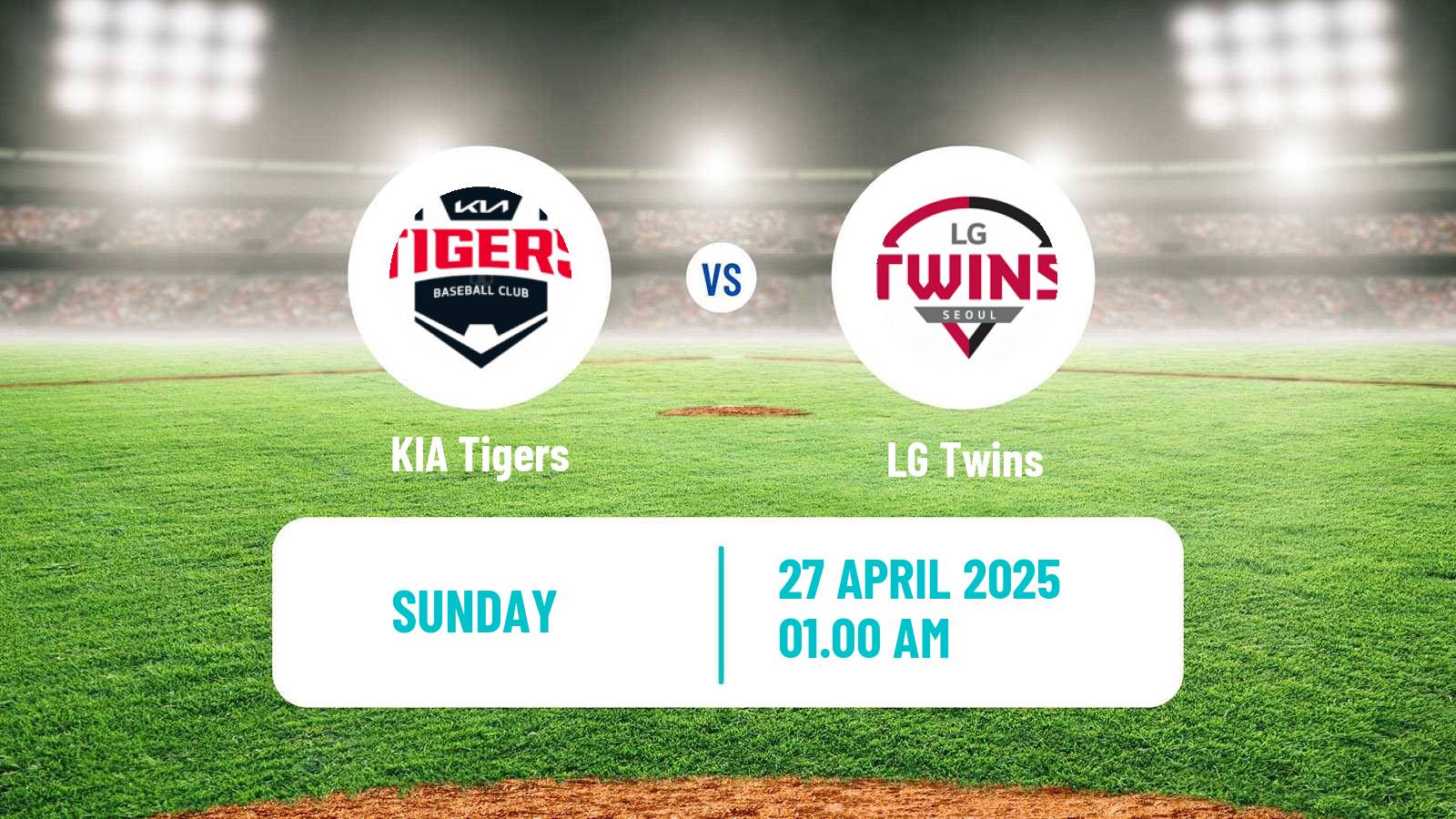 Baseball KBO KIA Tigers - LG Twins