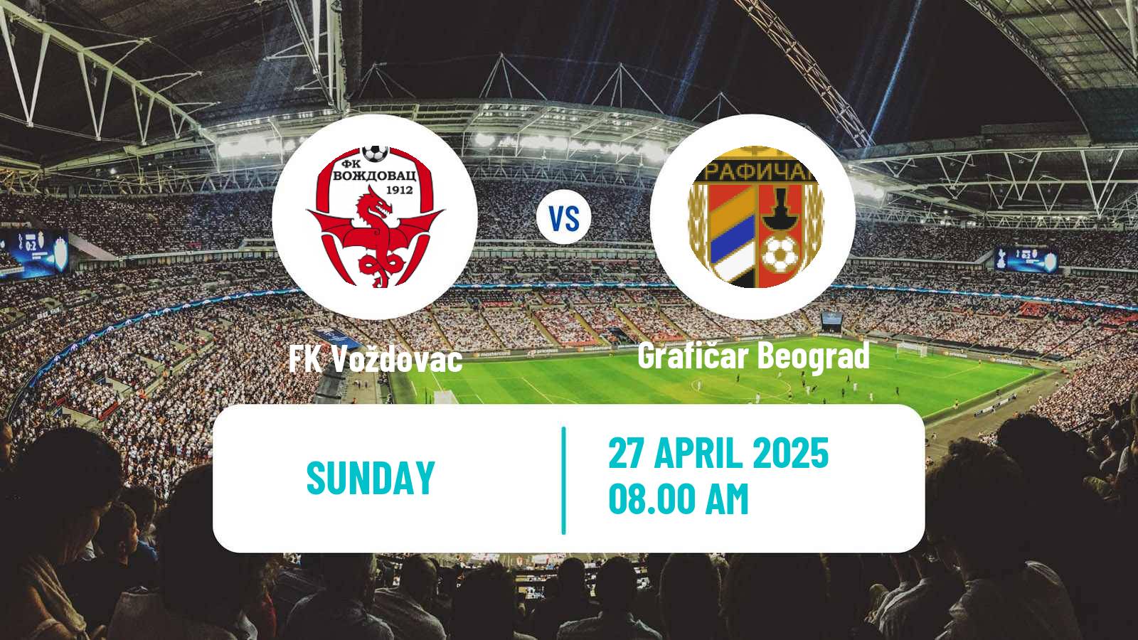 Soccer Serbian Prva Liga Voždovac - Grafičar Beograd