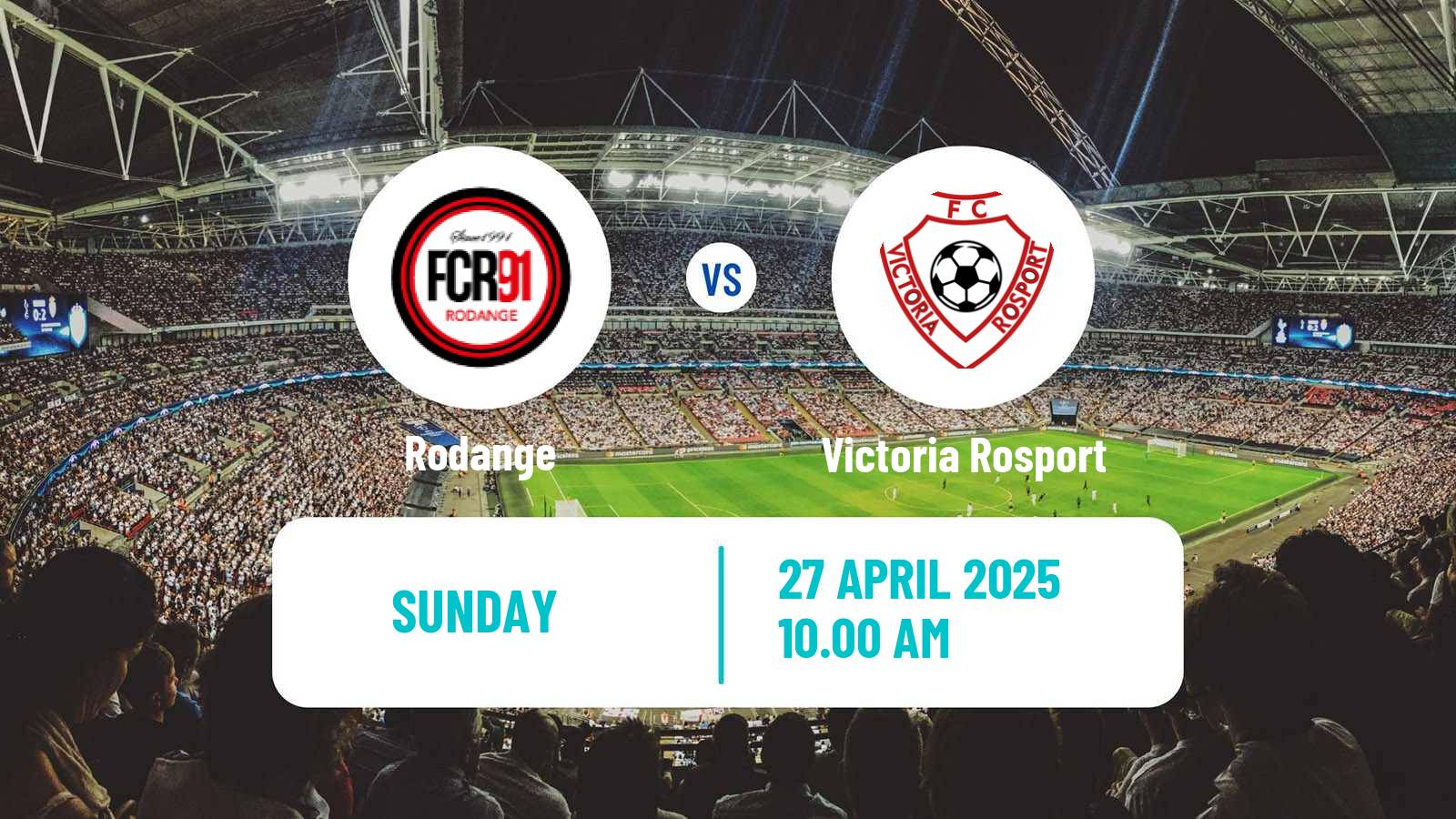 Soccer Luxembourg National Division Rodange - Victoria Rosport
