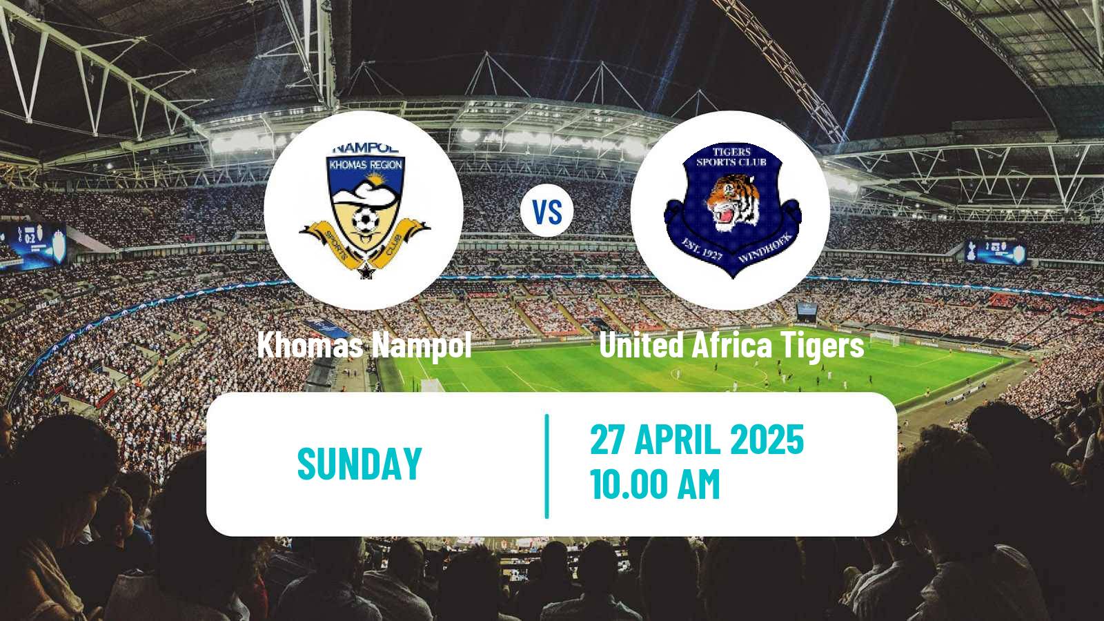 Soccer Namibia Premiership Khomas Nampol - United Africa Tigers