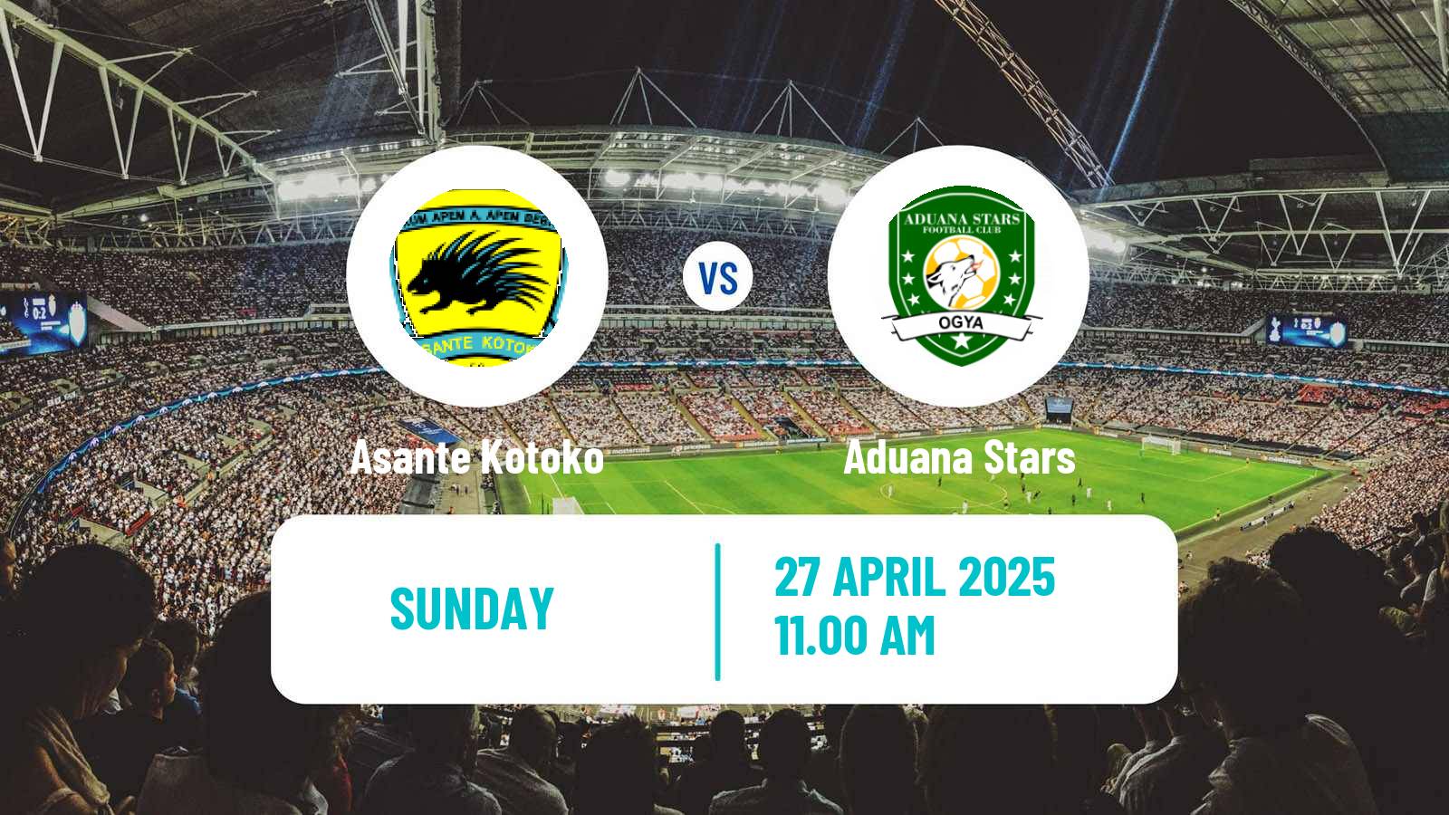 Soccer Ghanaian Premier League Asante Kotoko - Aduana Stars