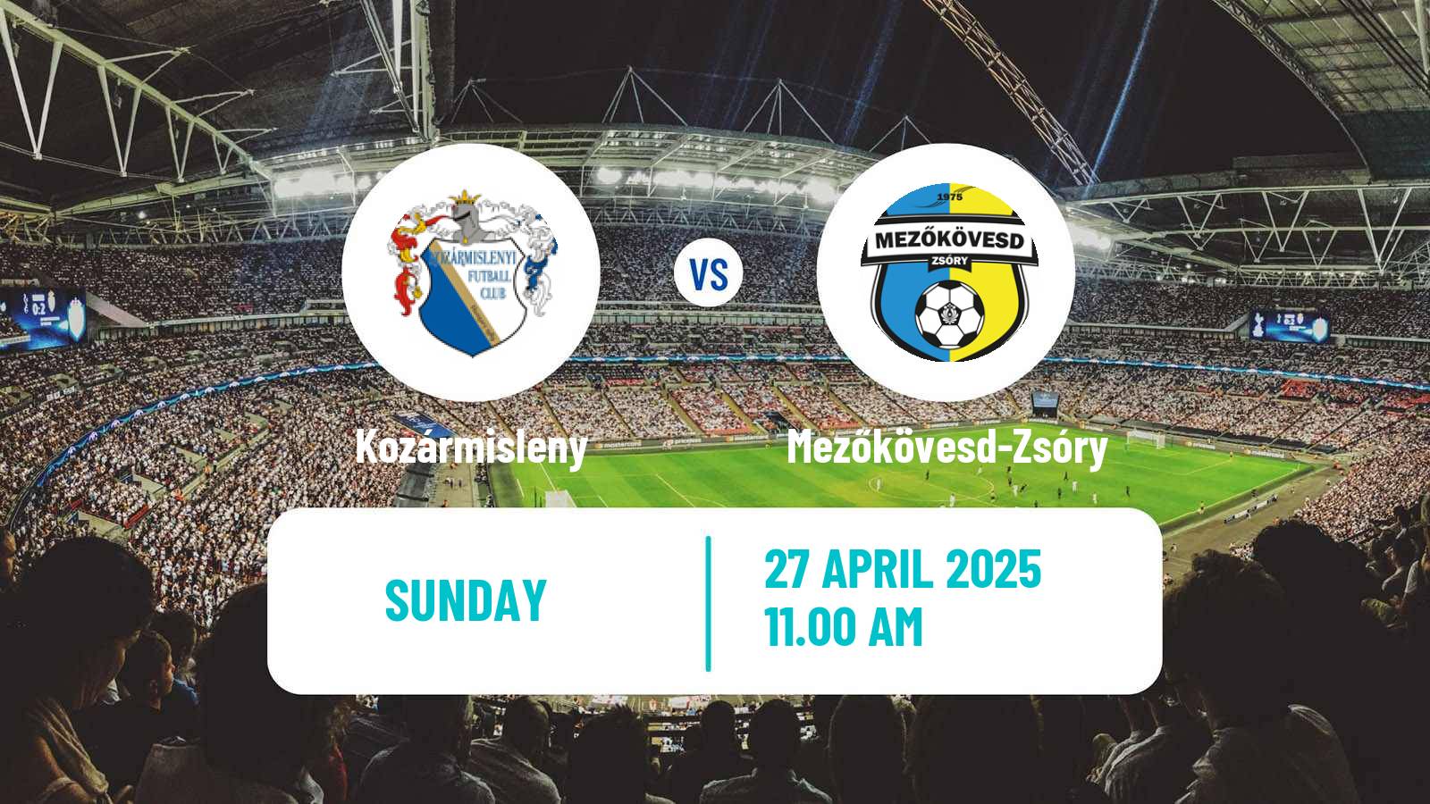 Soccer Hungarian NB II Kozármisleny - Mezőkövesd-Zsóry