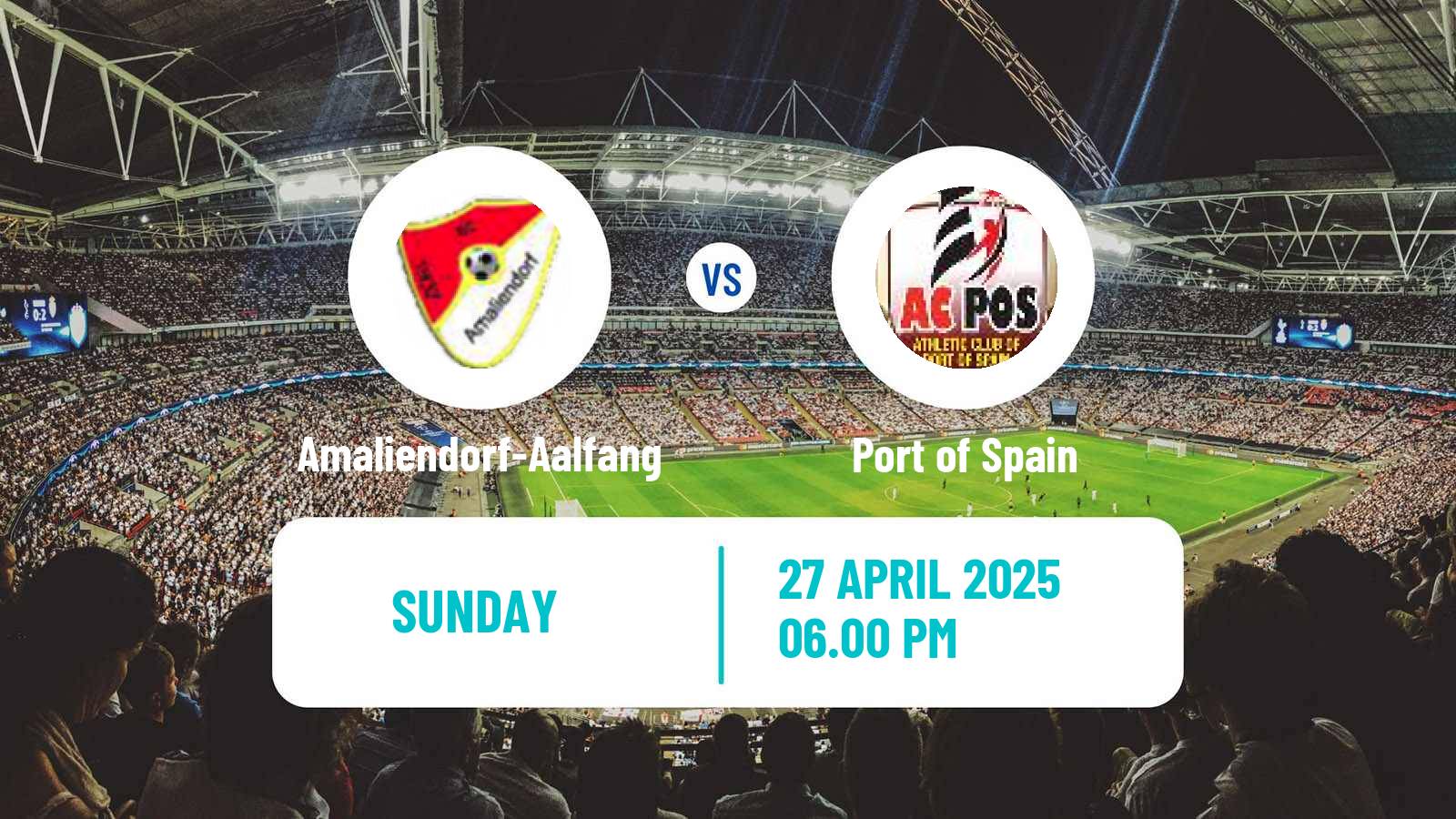 Soccer Trinidad and Tobago Premier League Amaliendorf-Aalfang - Port of Spain