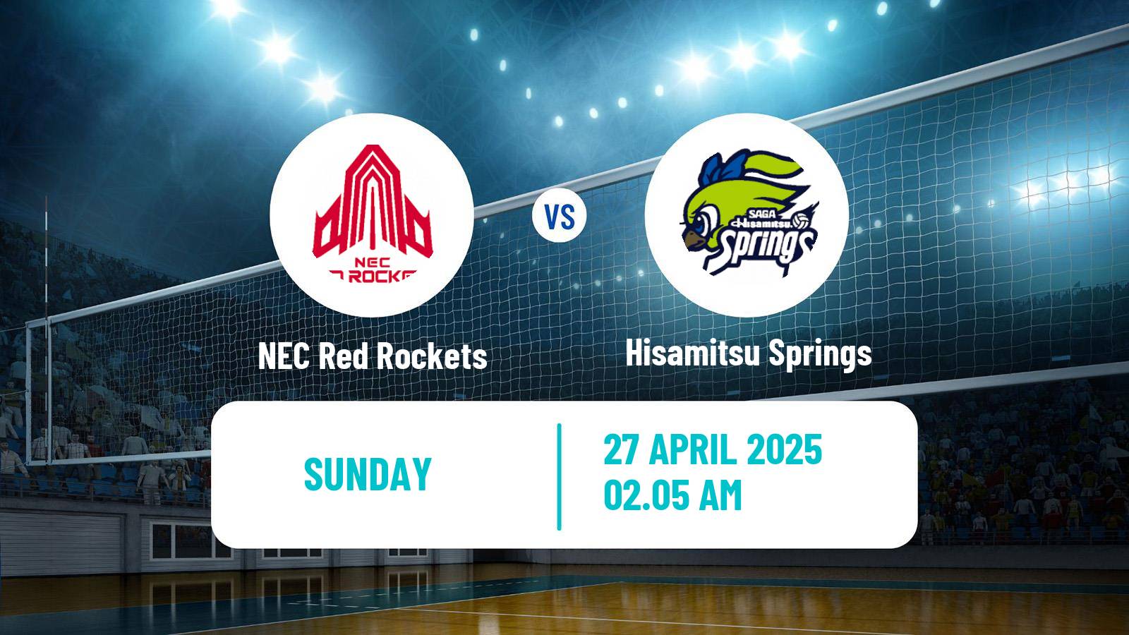 Volleyball Japan V Premier League Women NEC Red Rockets - Hisamitsu Springs