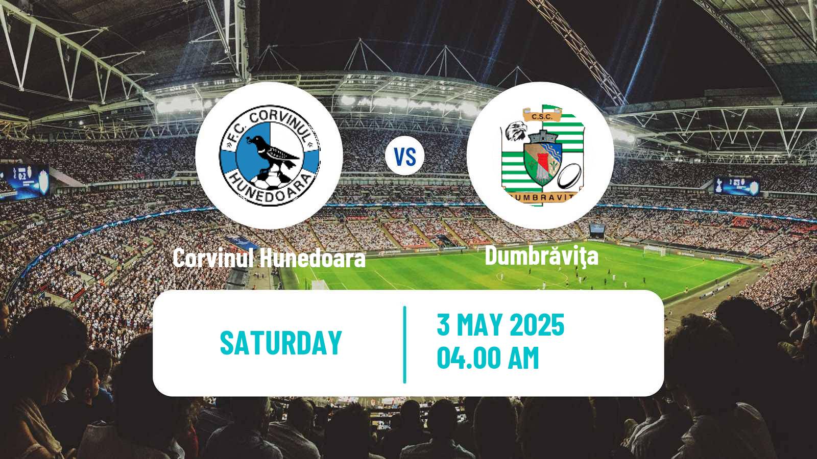 Soccer Romanian Division 2 Corvinul Hunedoara - Dumbrăviţa
