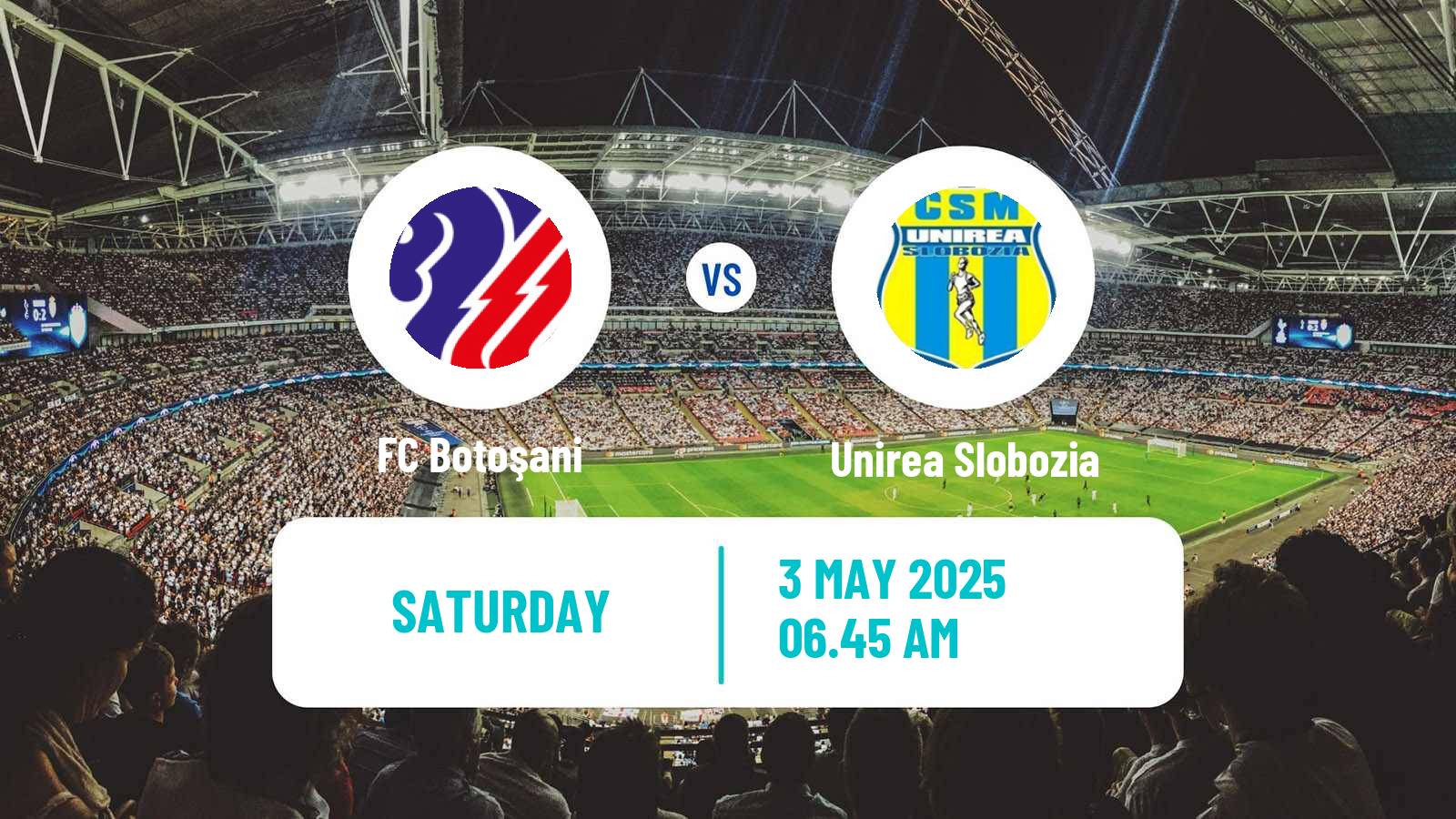 Soccer Romanian Liga 1 Botoșani - Unirea Slobozia
