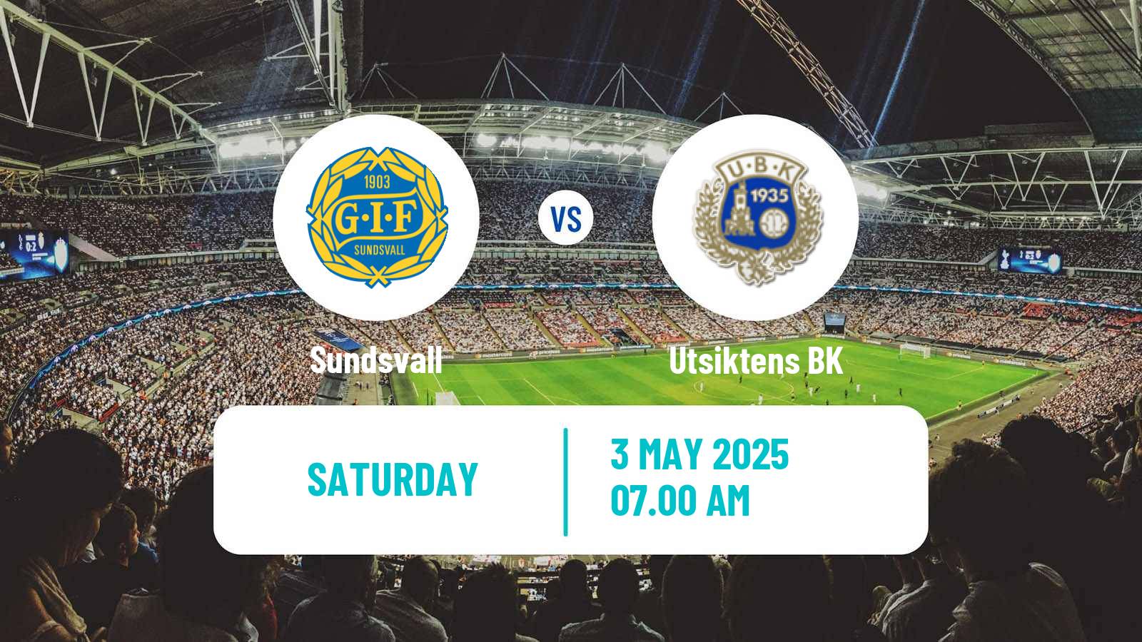 Soccer Swedish Superettan Sundsvall - Utsikten