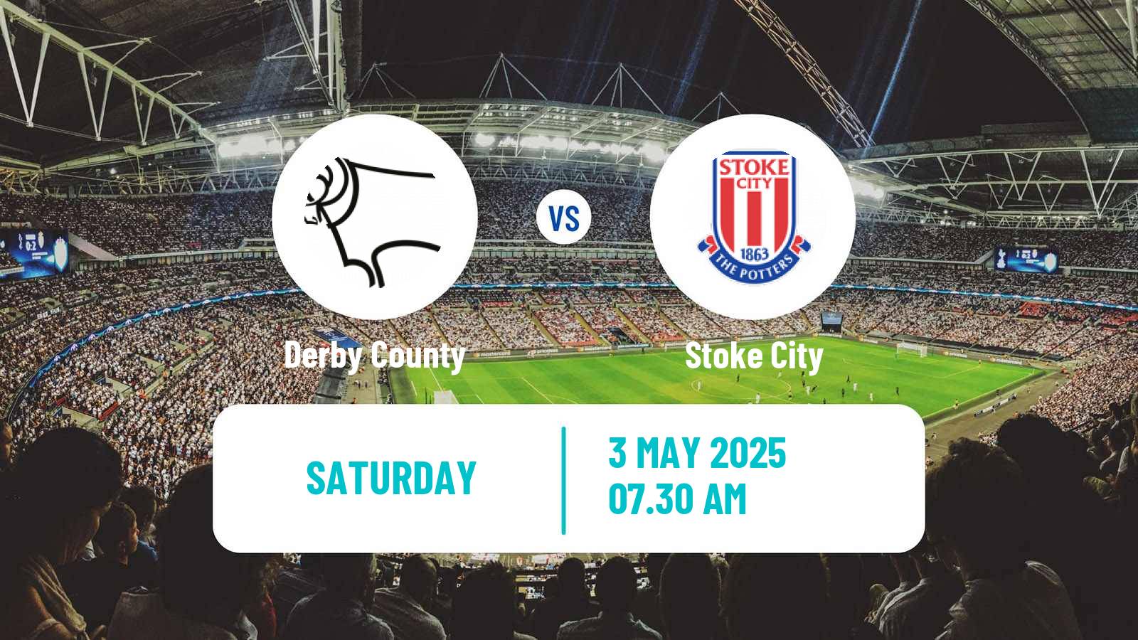 Soccer English League Championship Derby County - Stoke City