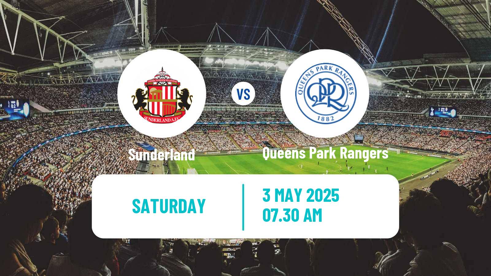 Soccer English League Championship Sunderland - Queens Park Rangers