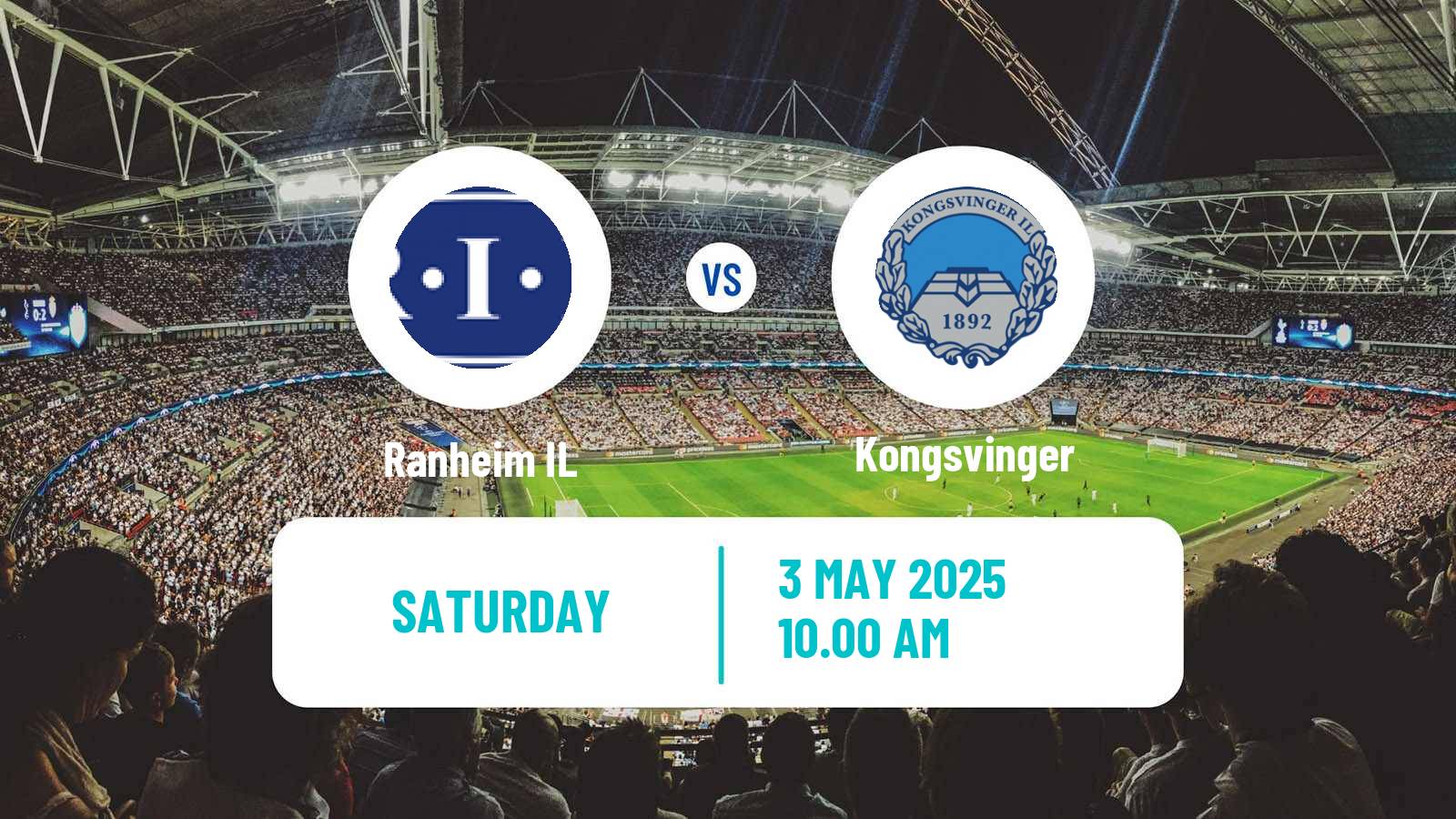 Soccer Norwegian Adeccoligaen Ranheim - Kongsvinger